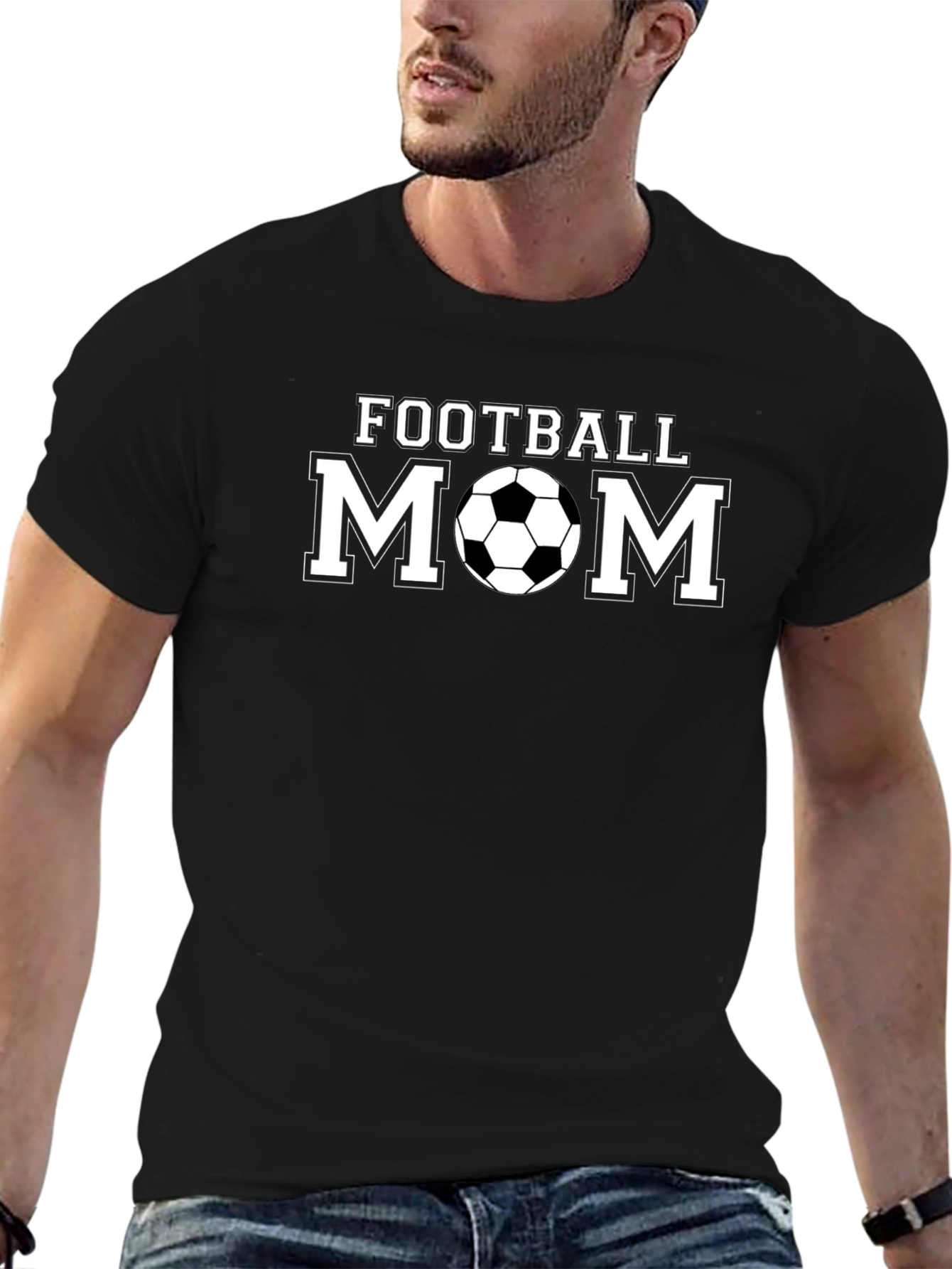 Football Mom Graphic T-Shirt