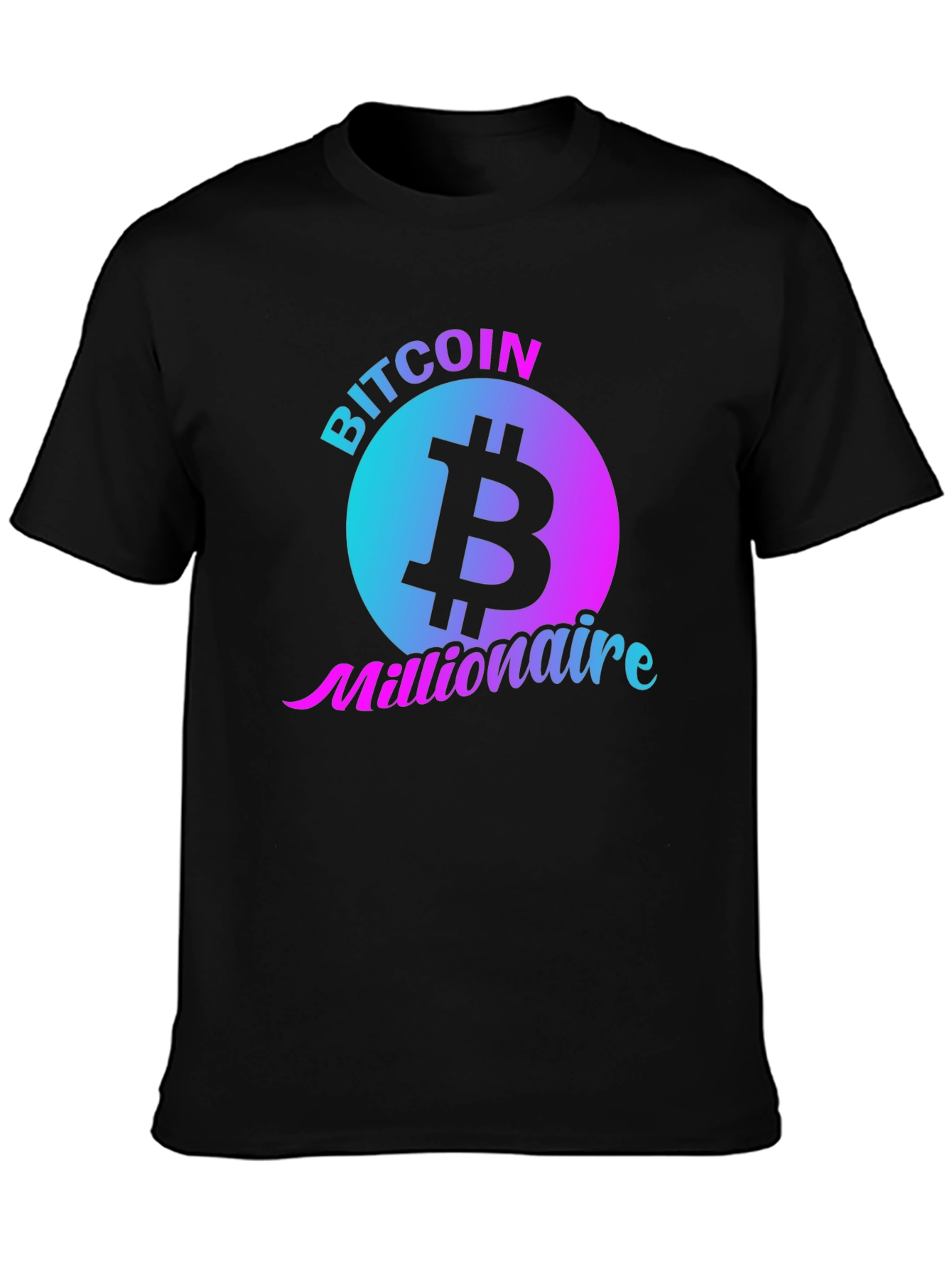 Bitcoin Millionaire Black T-Shirt