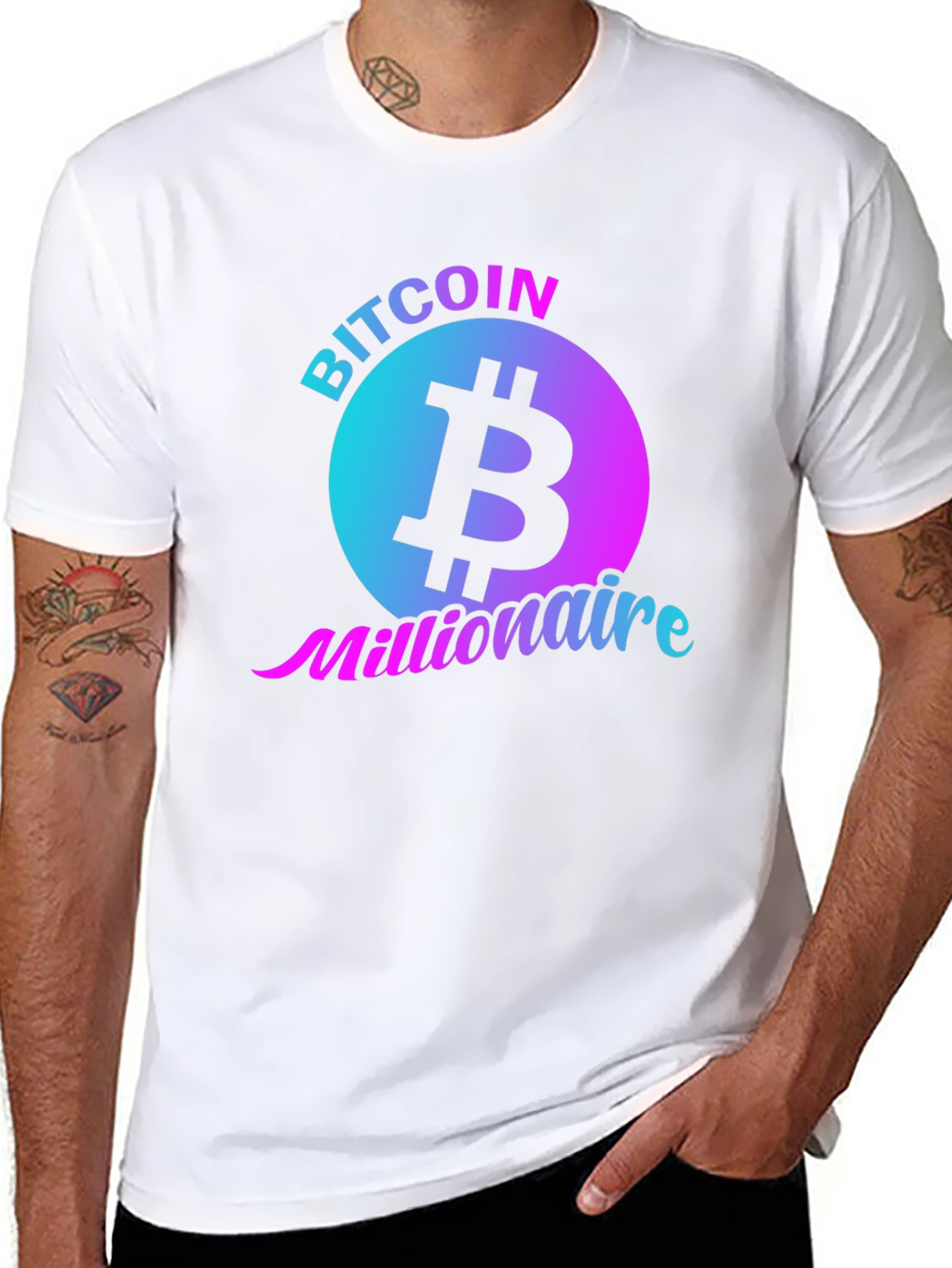 Bitcoin Millionaire Black T-Shirt