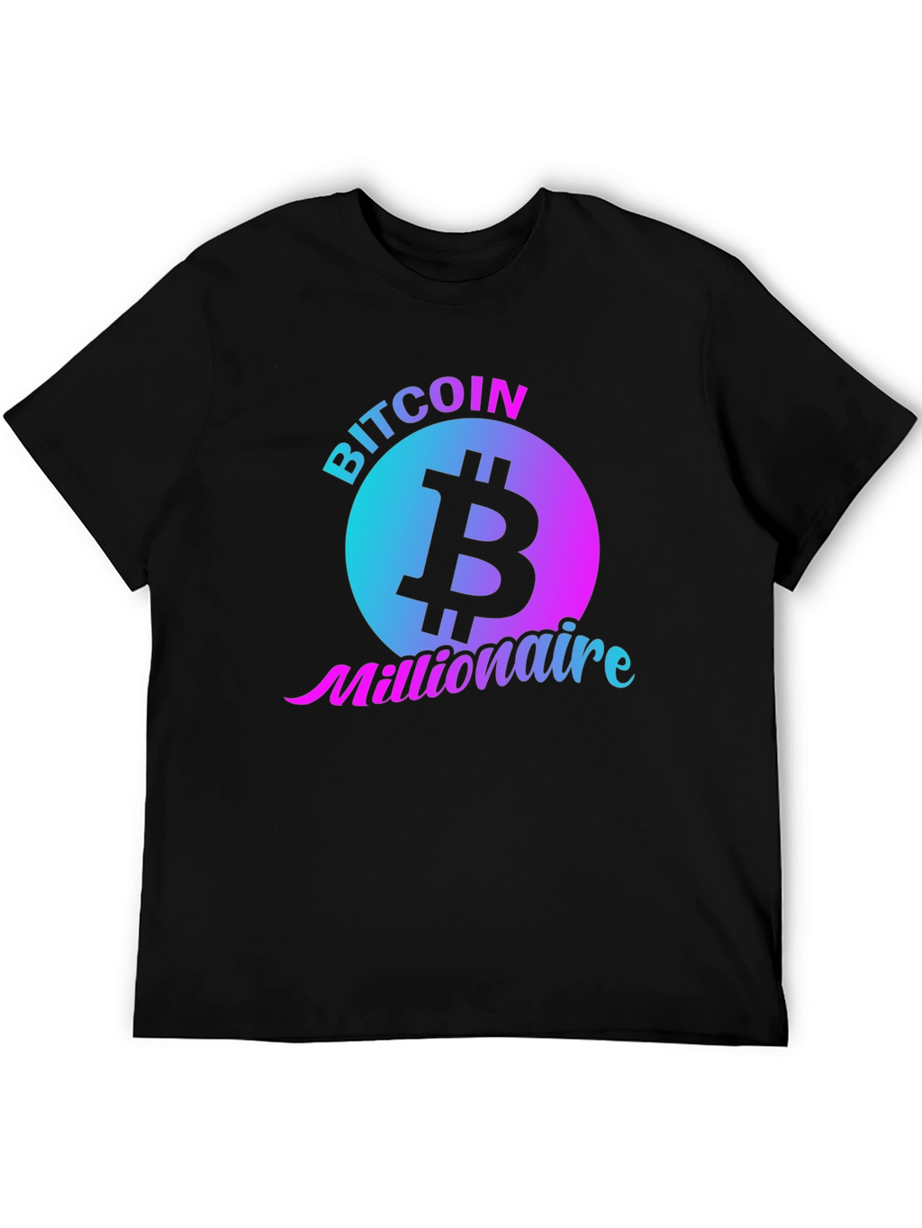 Bitcoin Millionaire Black T-Shirt