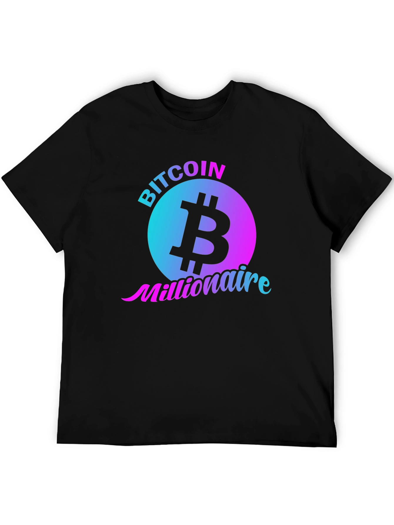 Bitcoin Millionaire Black T-Shirt