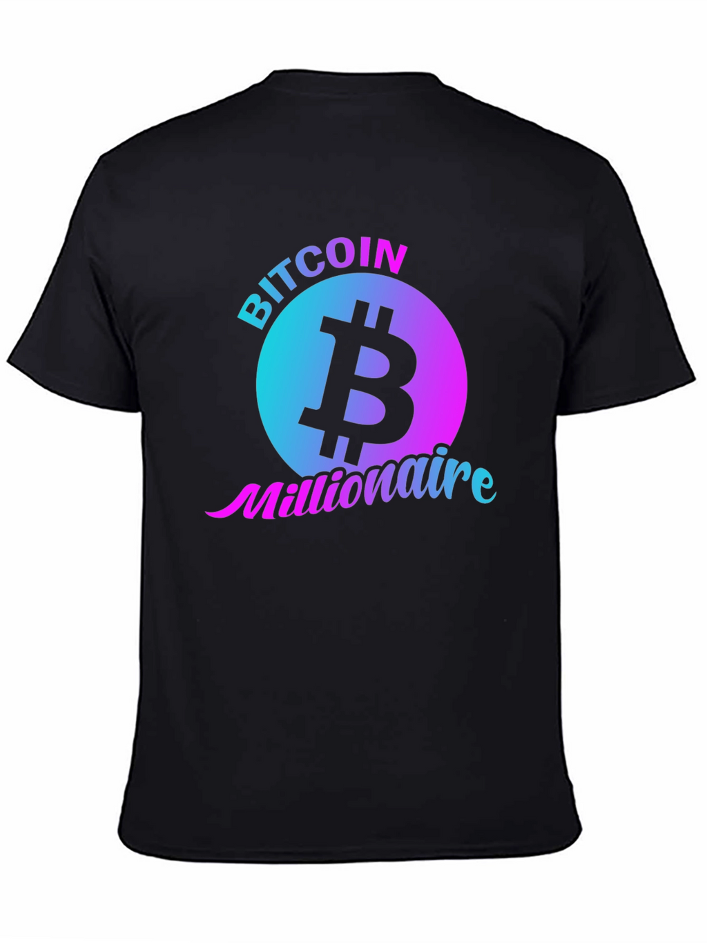 Bitcoin Millionaire Black T-Shirt