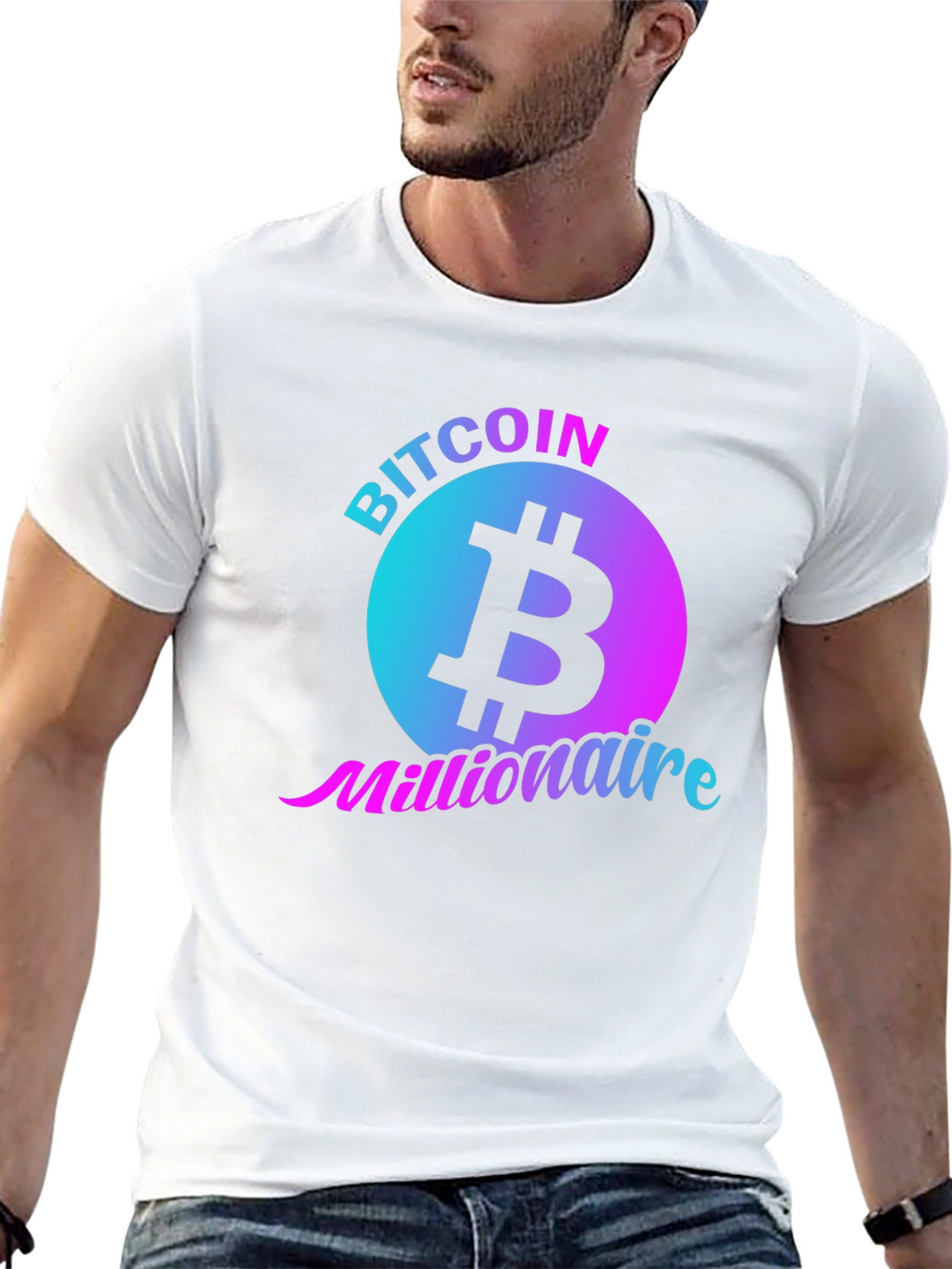 Bitcoin Millionaire Black T-Shirt