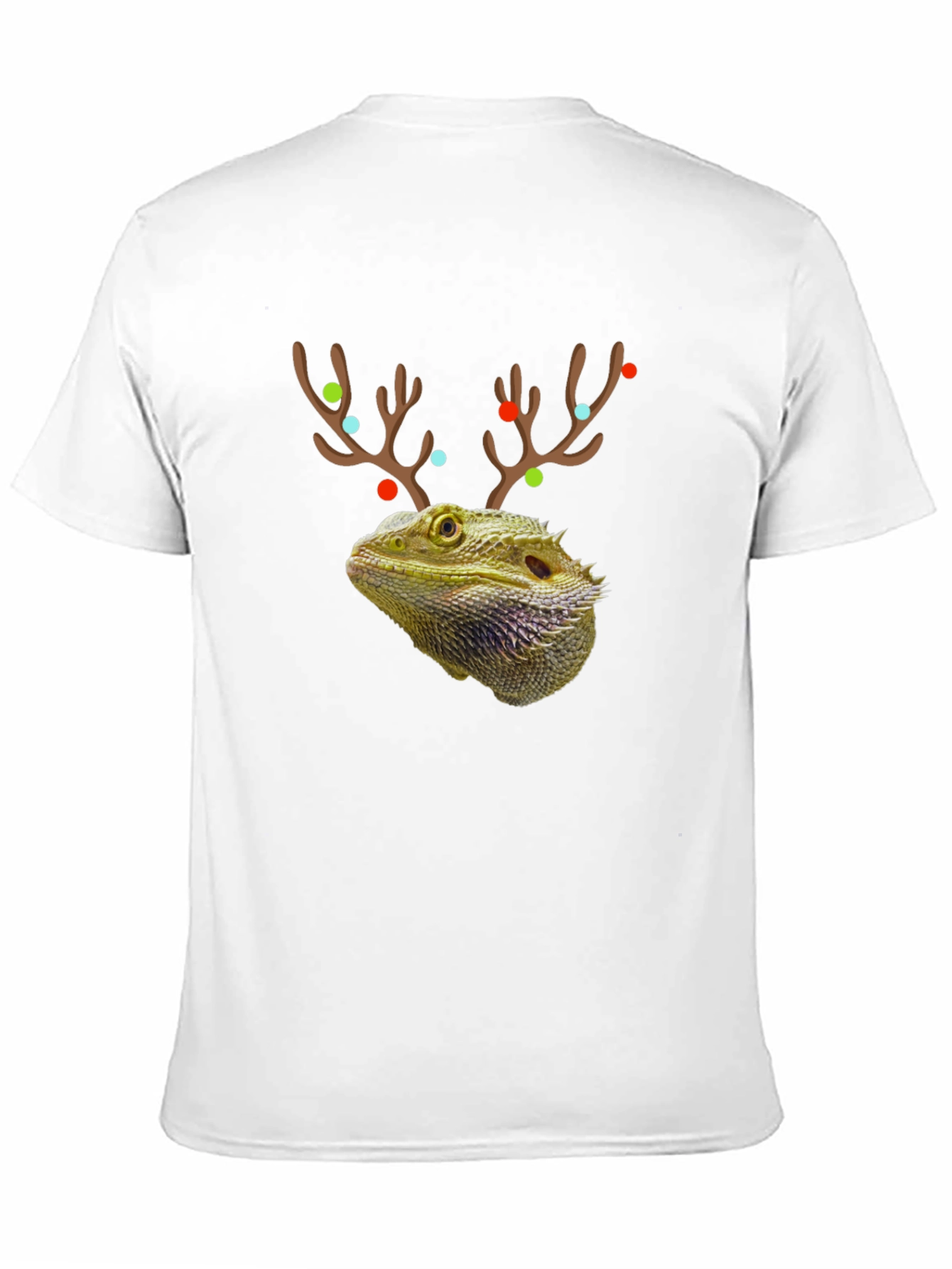 Bearded Dragon Reindeer Holiday T-Shirt