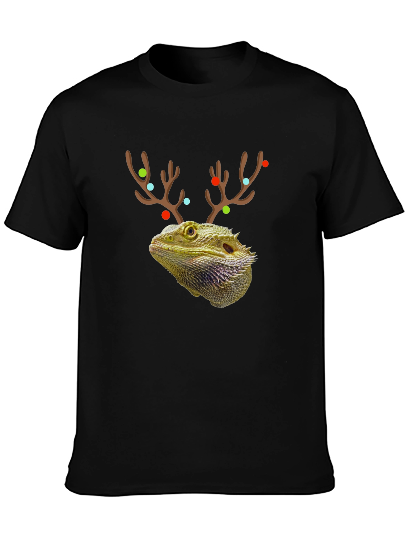 Bearded Dragon Reindeer Holiday T-Shirt