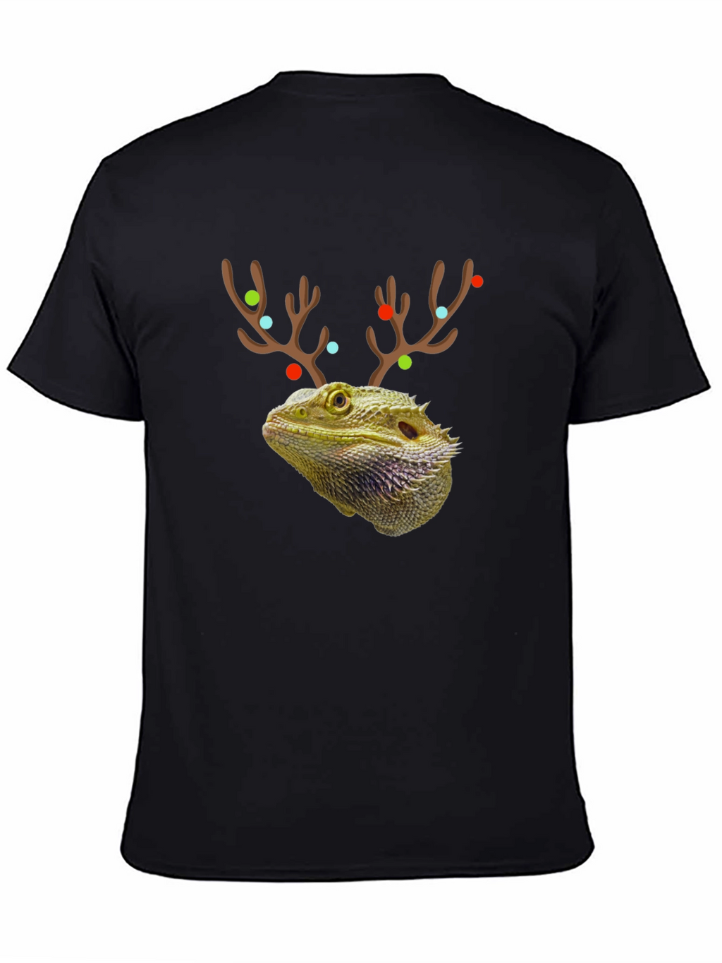 Bearded Dragon Reindeer Holiday T-Shirt