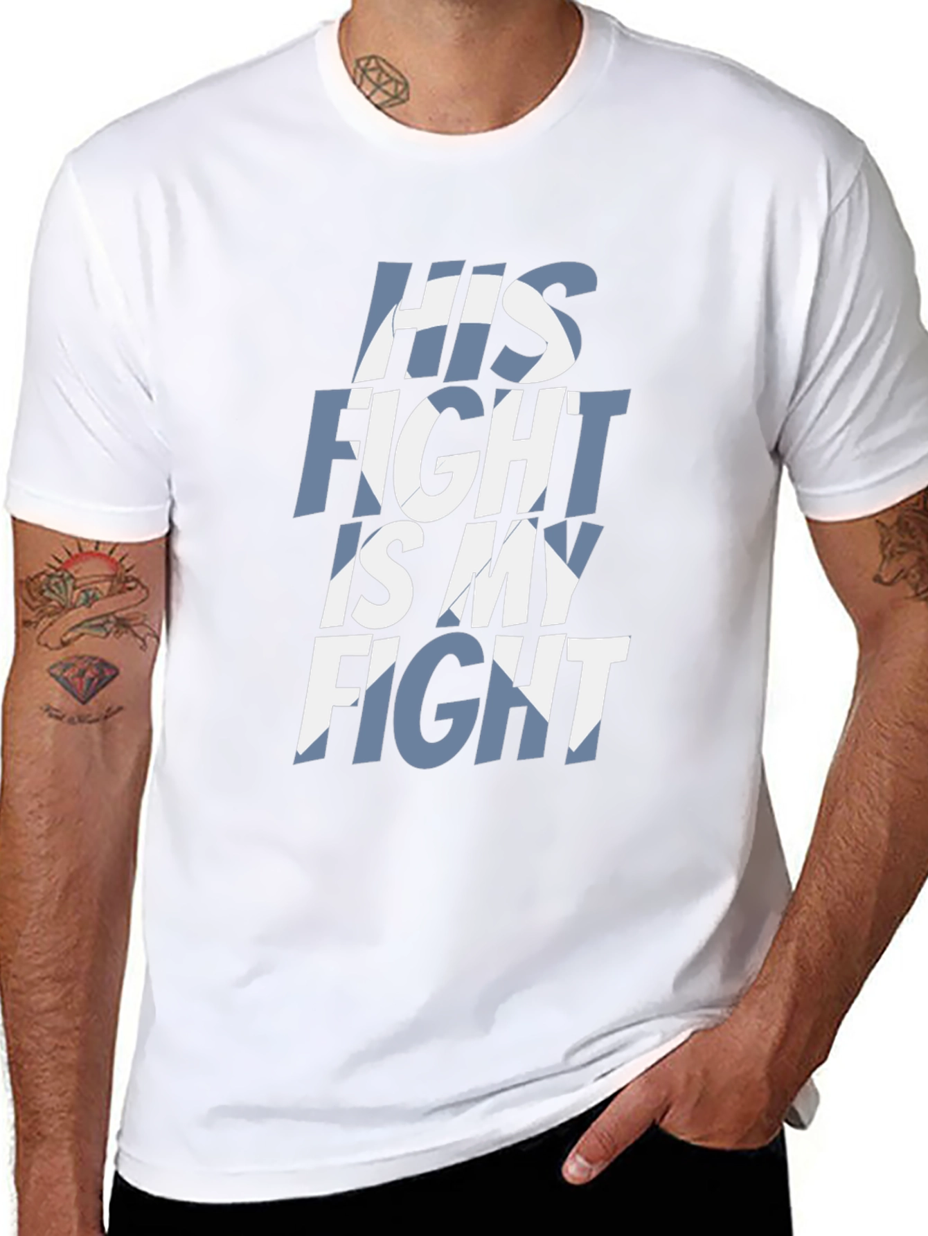 His Fight Is My Fight Graphic T-Shirt