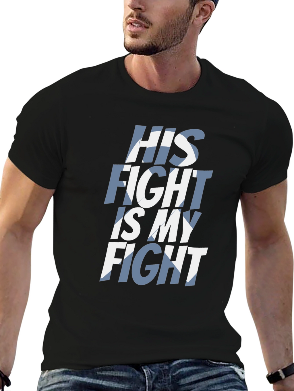 His Fight Is My Fight Graphic T-Shirt