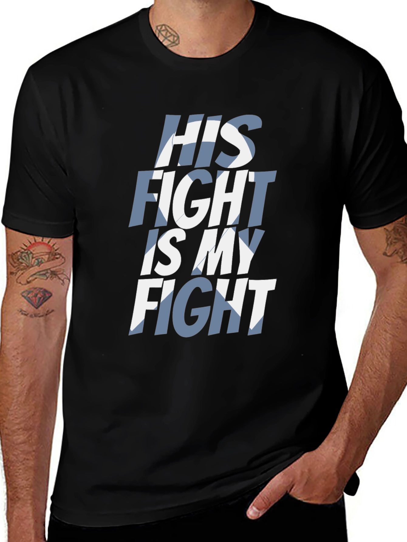His Fight Is My Fight Graphic T-Shirt