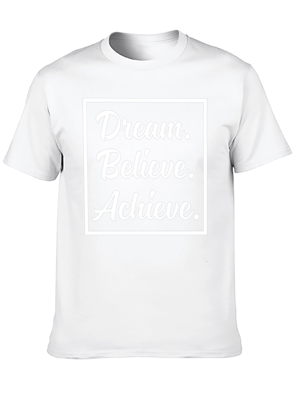 Dream Believe Achieve Black T-Shirt