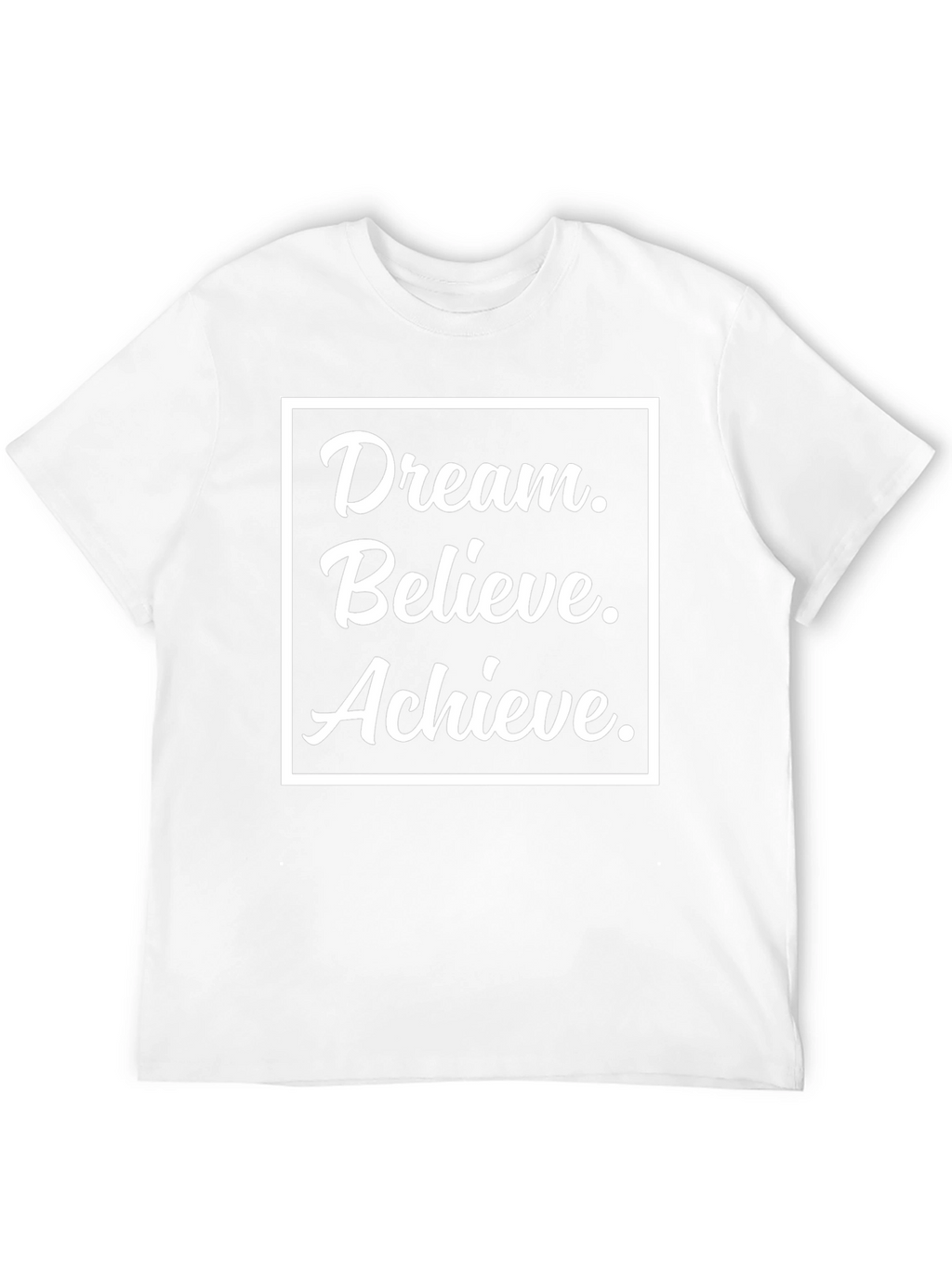 Dream Believe Achieve Black T-Shirt