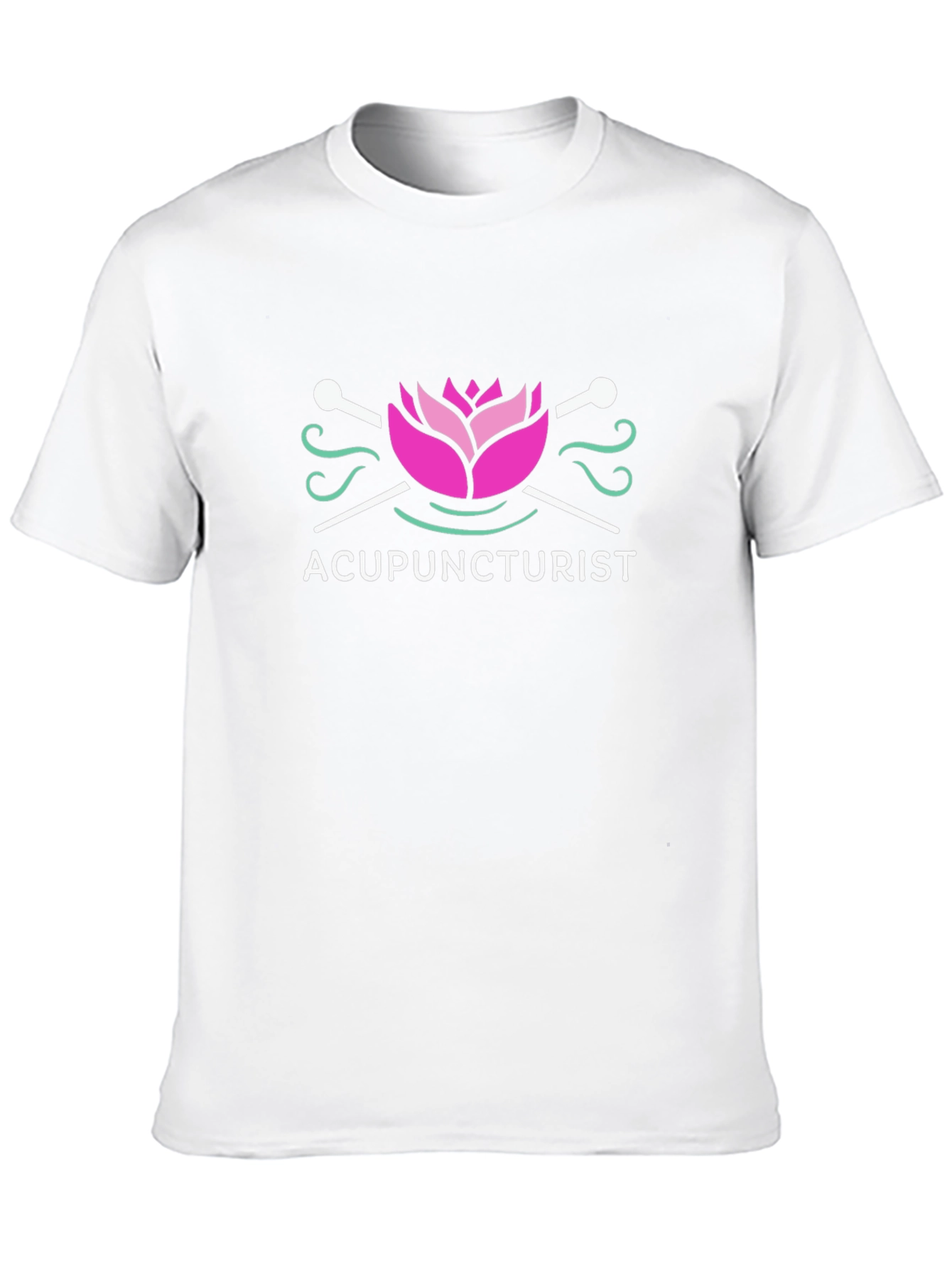 Acupuncturist Graphic T-Shirt - Black Cotton Blend