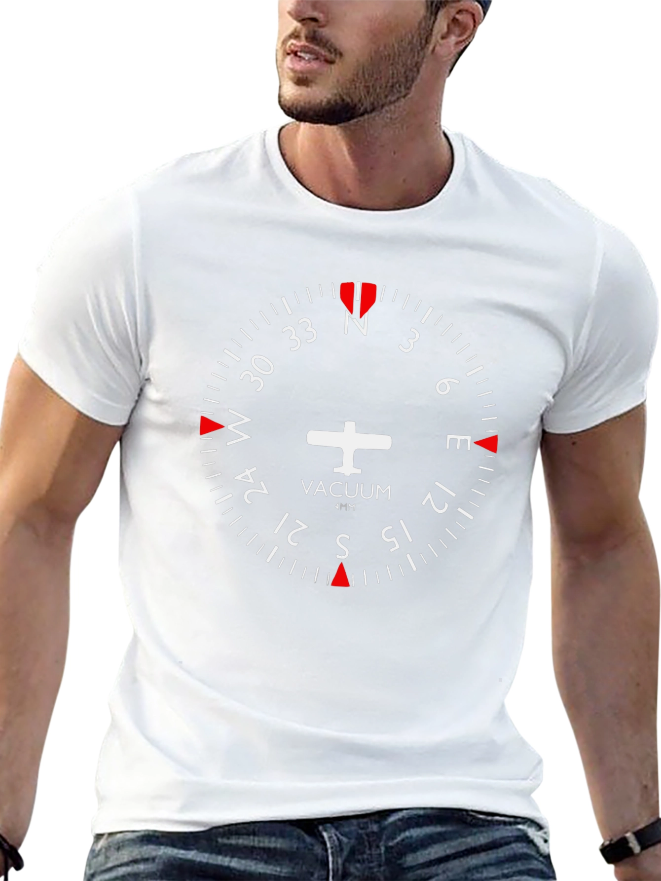Pilot Aviation Compass T-Shirt
