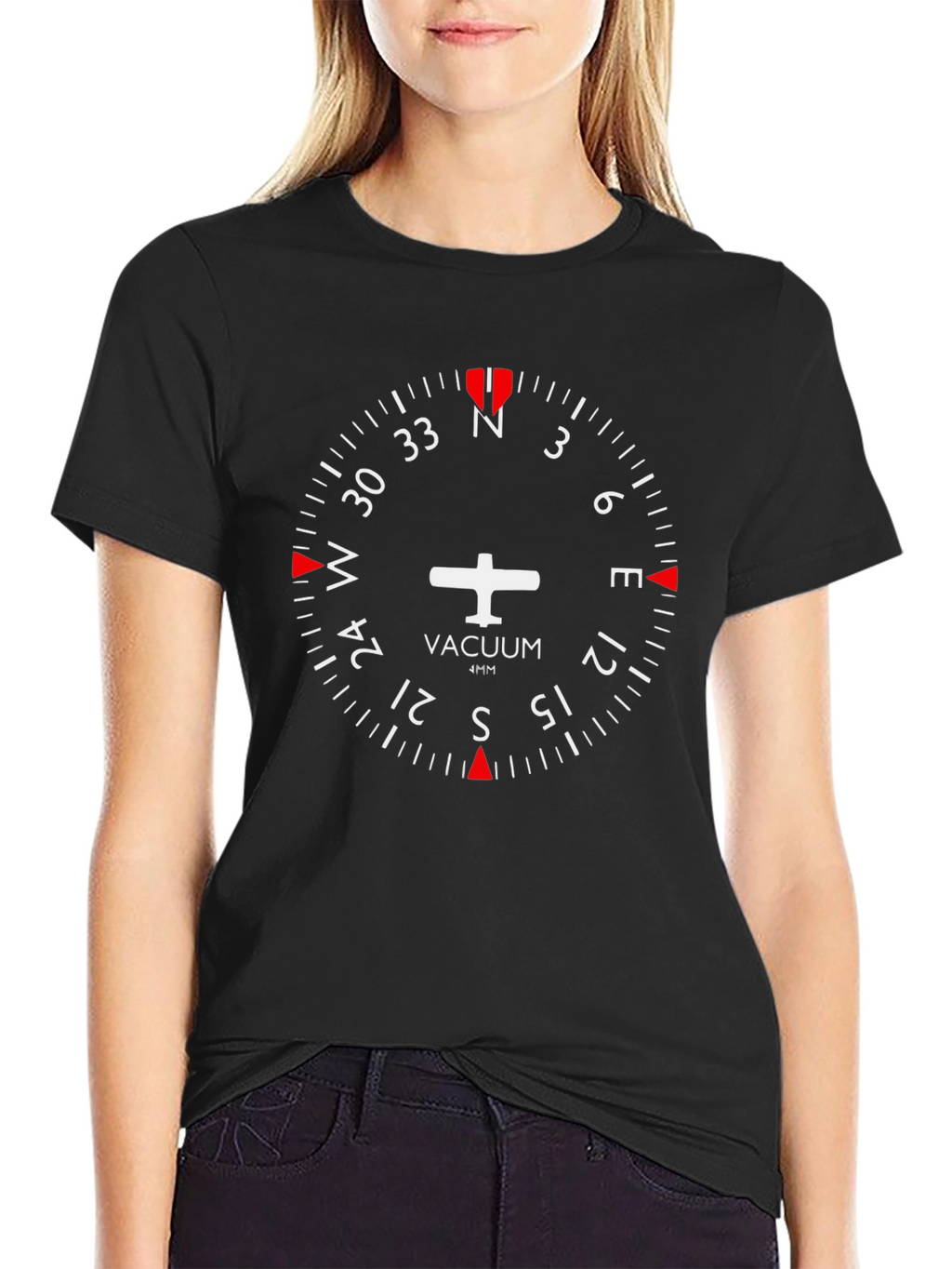 Pilot Aviation Compass T-Shirt