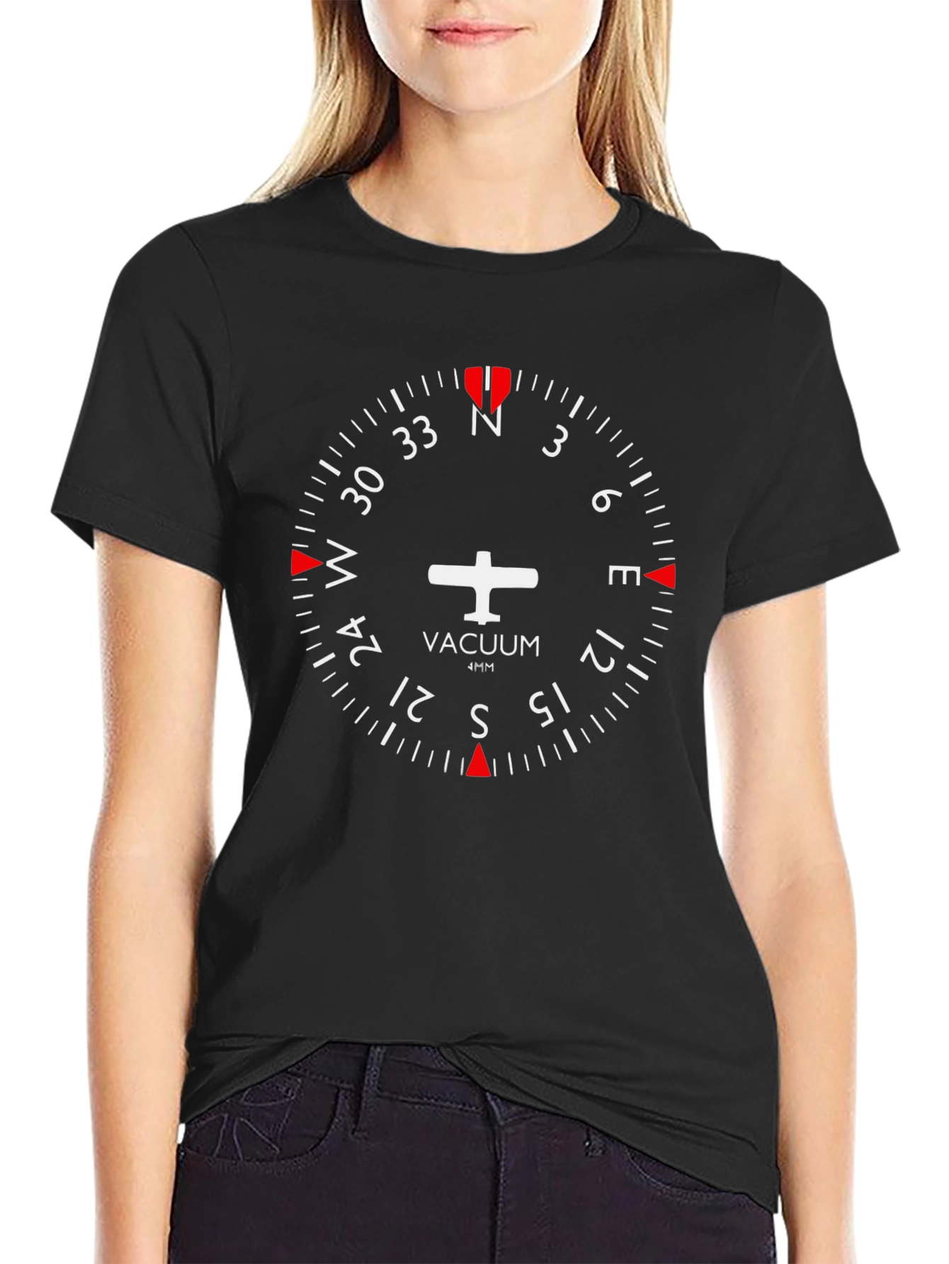 Pilot Aviation Compass T-Shirt
