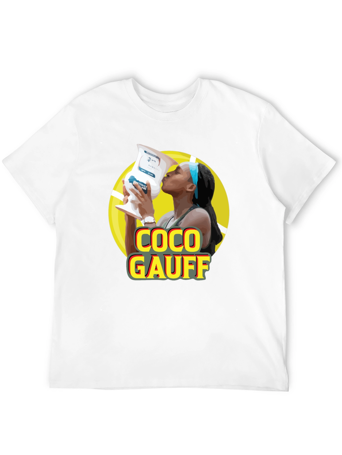 Coco Gauff Black T-Shirt - Tennis Champion Tee