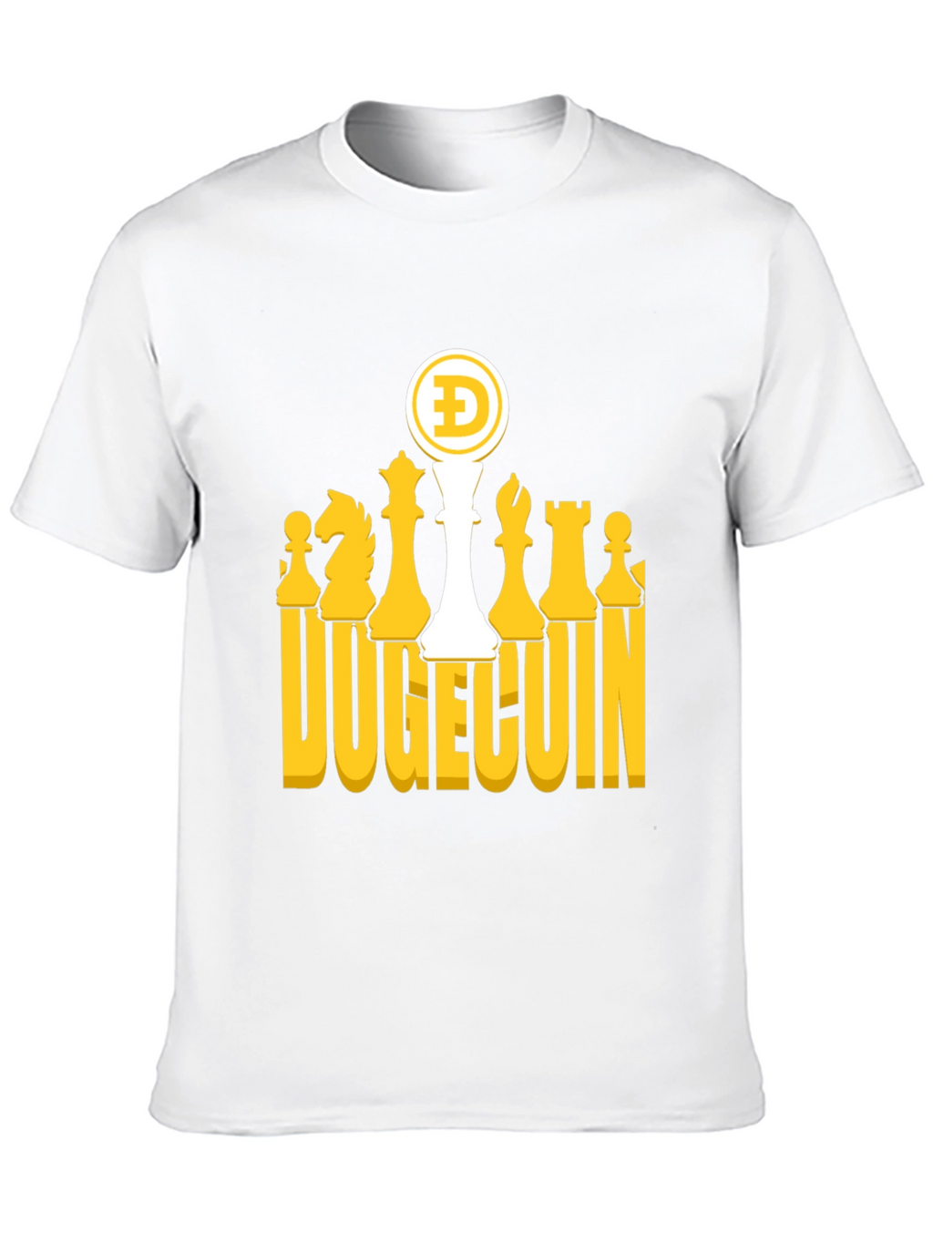 DogeChess Black T-Shirt - Crypto Tee