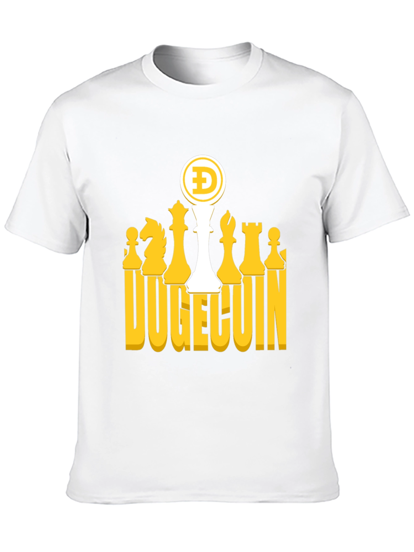 DogeChess Black T-Shirt - Crypto Tee
