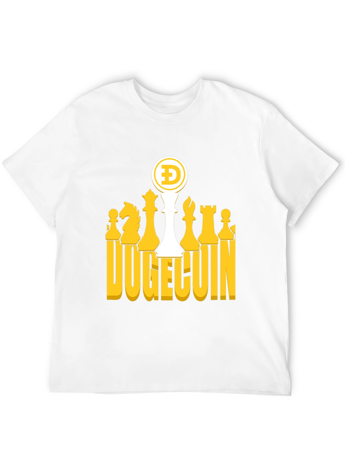 DogeChess Black T-Shirt - Crypto Tee
