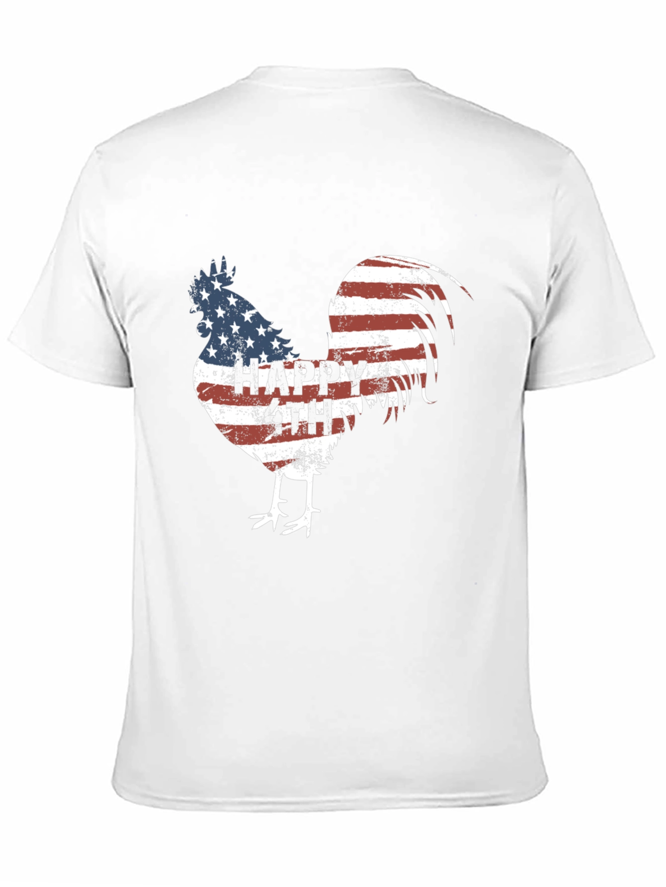 Patriotic Chicken T-Shirt - Happy 4th of July