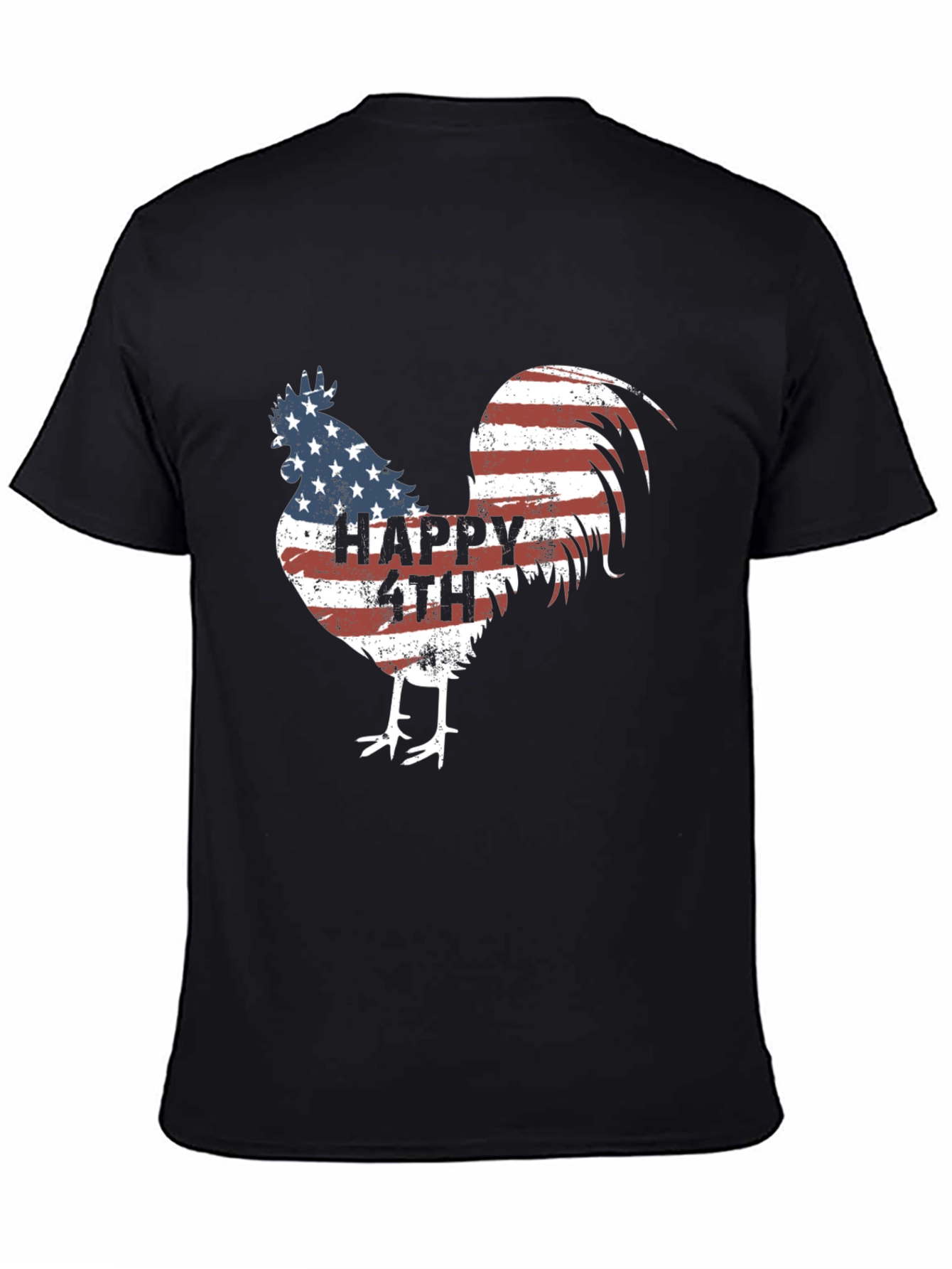 Patriotic Chicken T-Shirt - Happy 4th of July