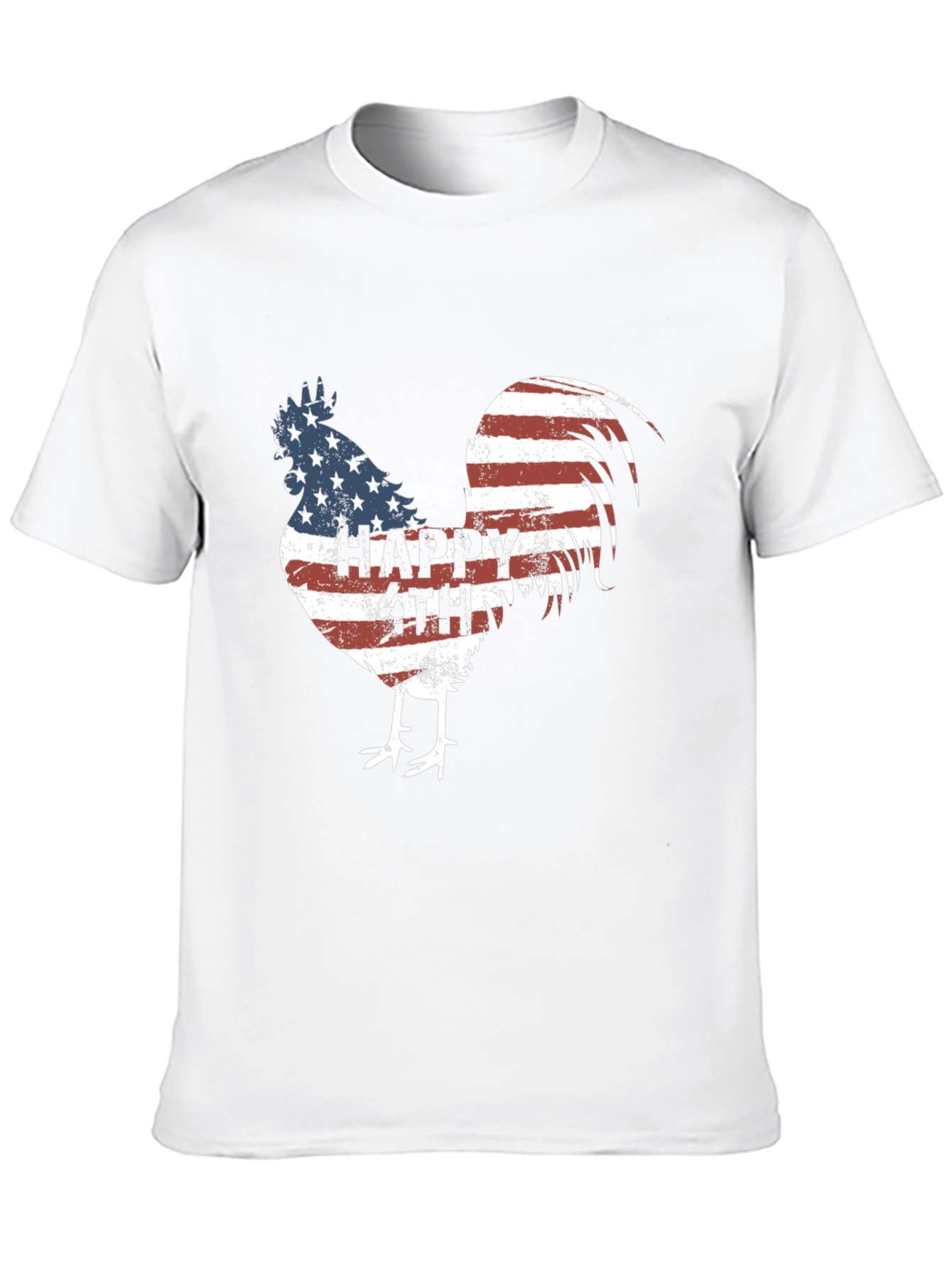 Patriotic Chicken T-Shirt - Happy 4th of July