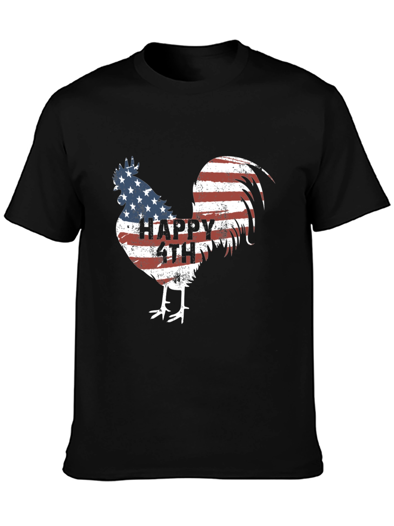 Patriotic Chicken T-Shirt - Happy 4th of July