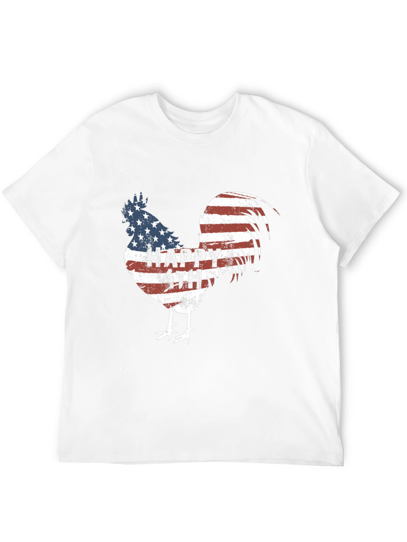 Patriotic Chicken T-Shirt - Happy 4th of July