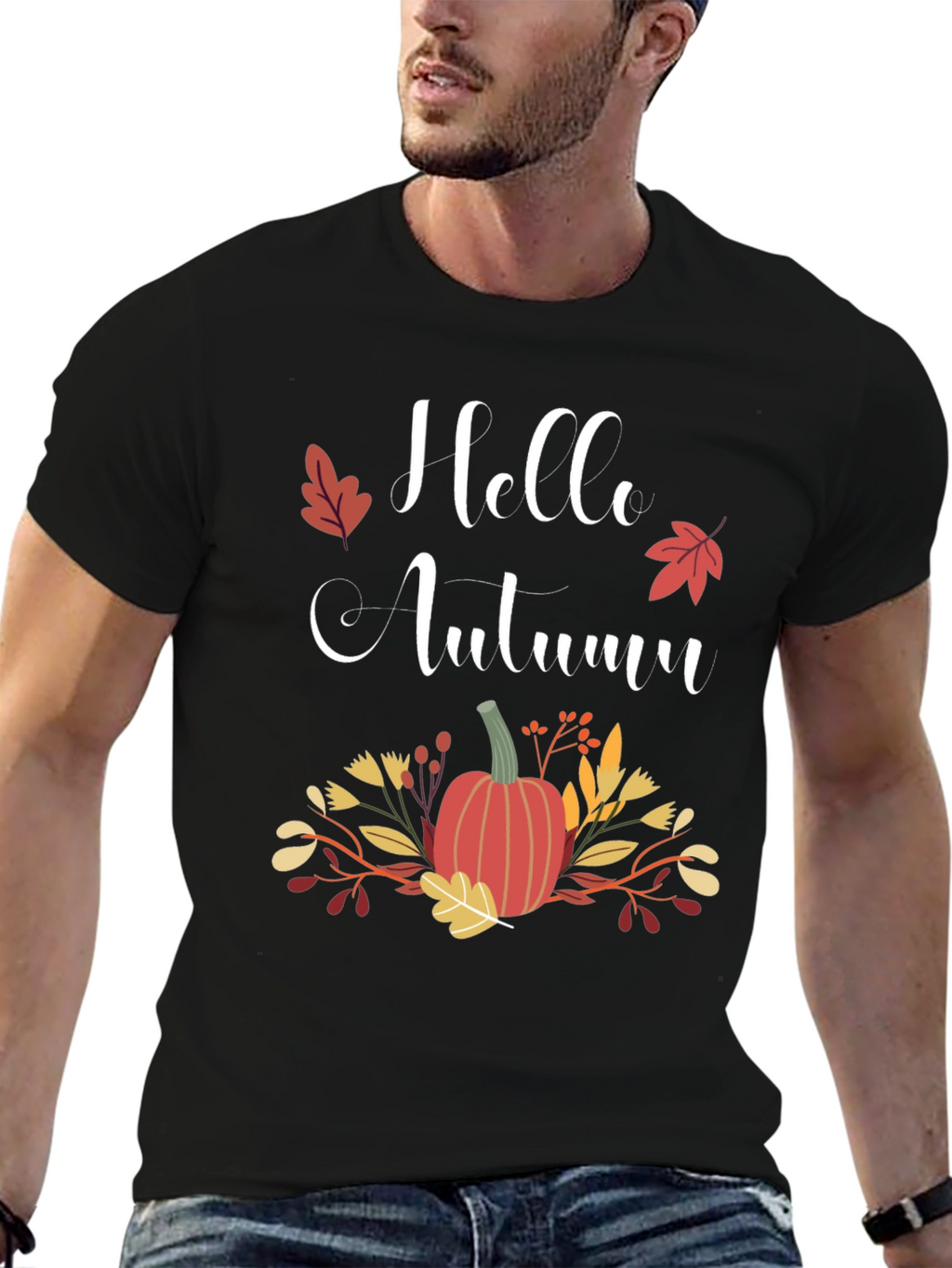 Hello Autumn Graphic T-Shirt