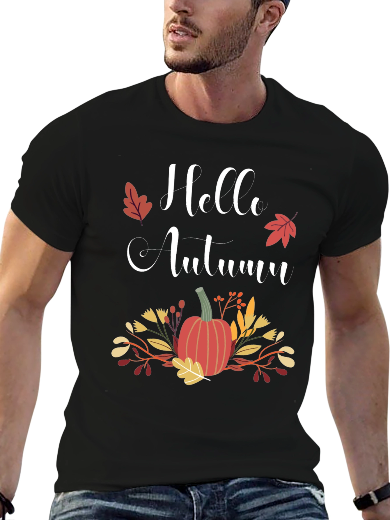Hello Autumn Graphic T-Shirt