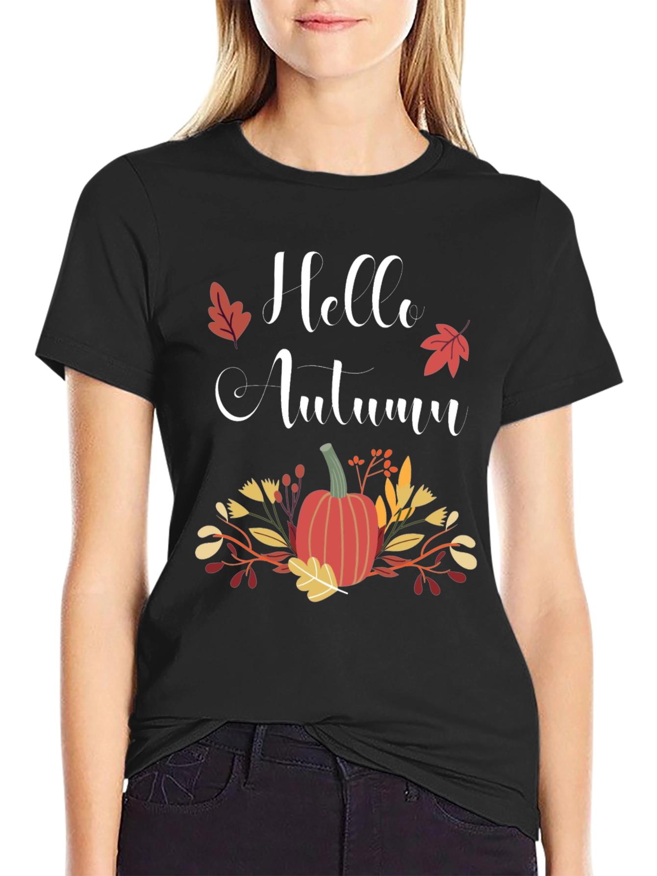 Hello Autumn Graphic T-Shirt