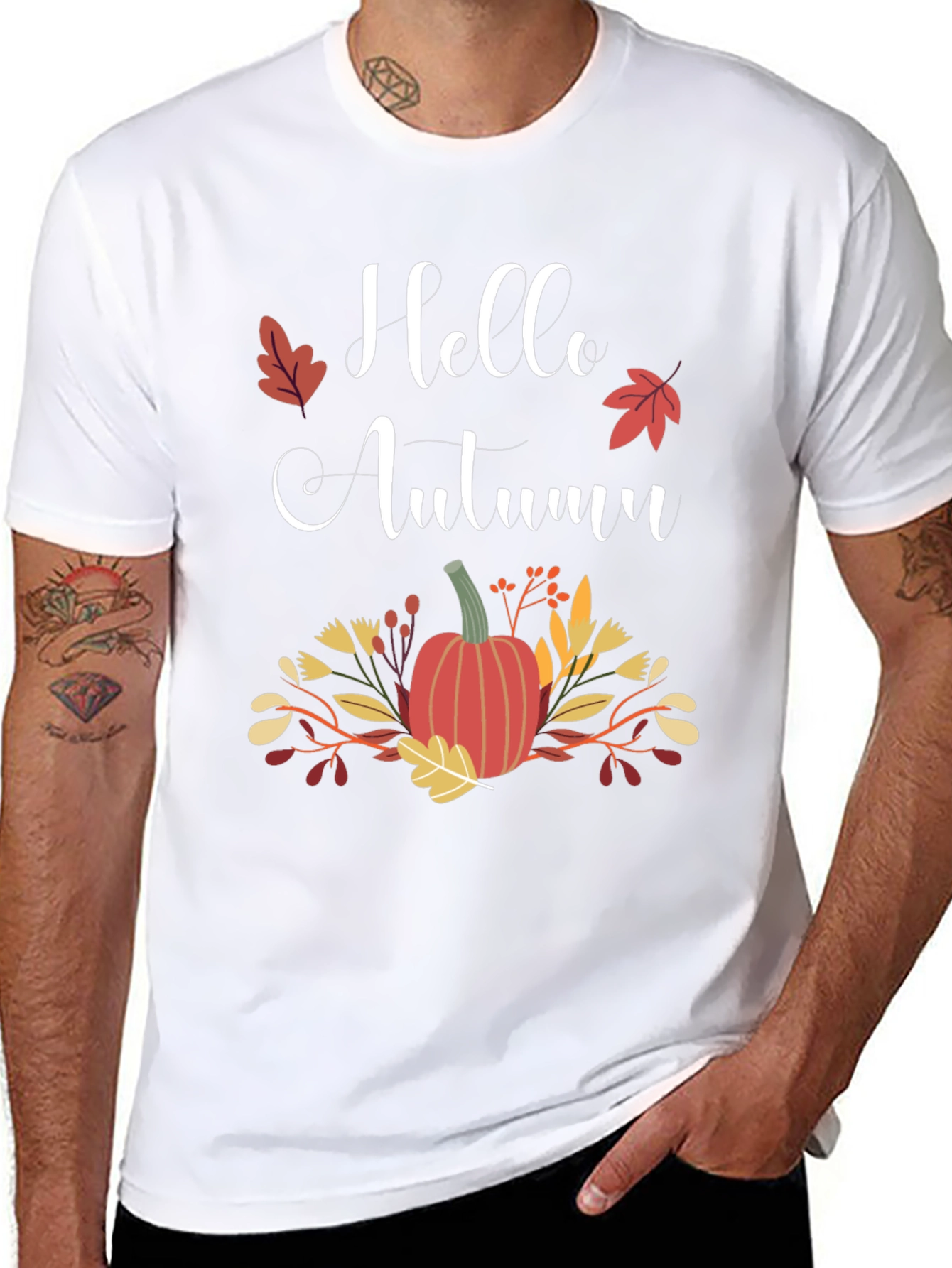 Hello Autumn Graphic T-Shirt