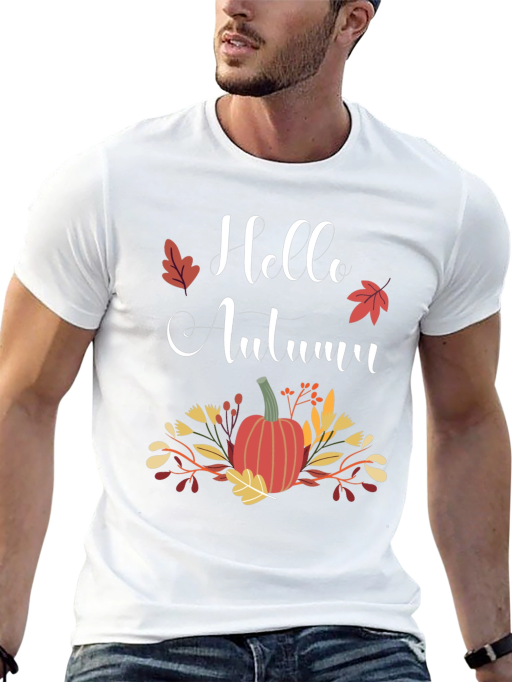 Hello Autumn Graphic T-Shirt