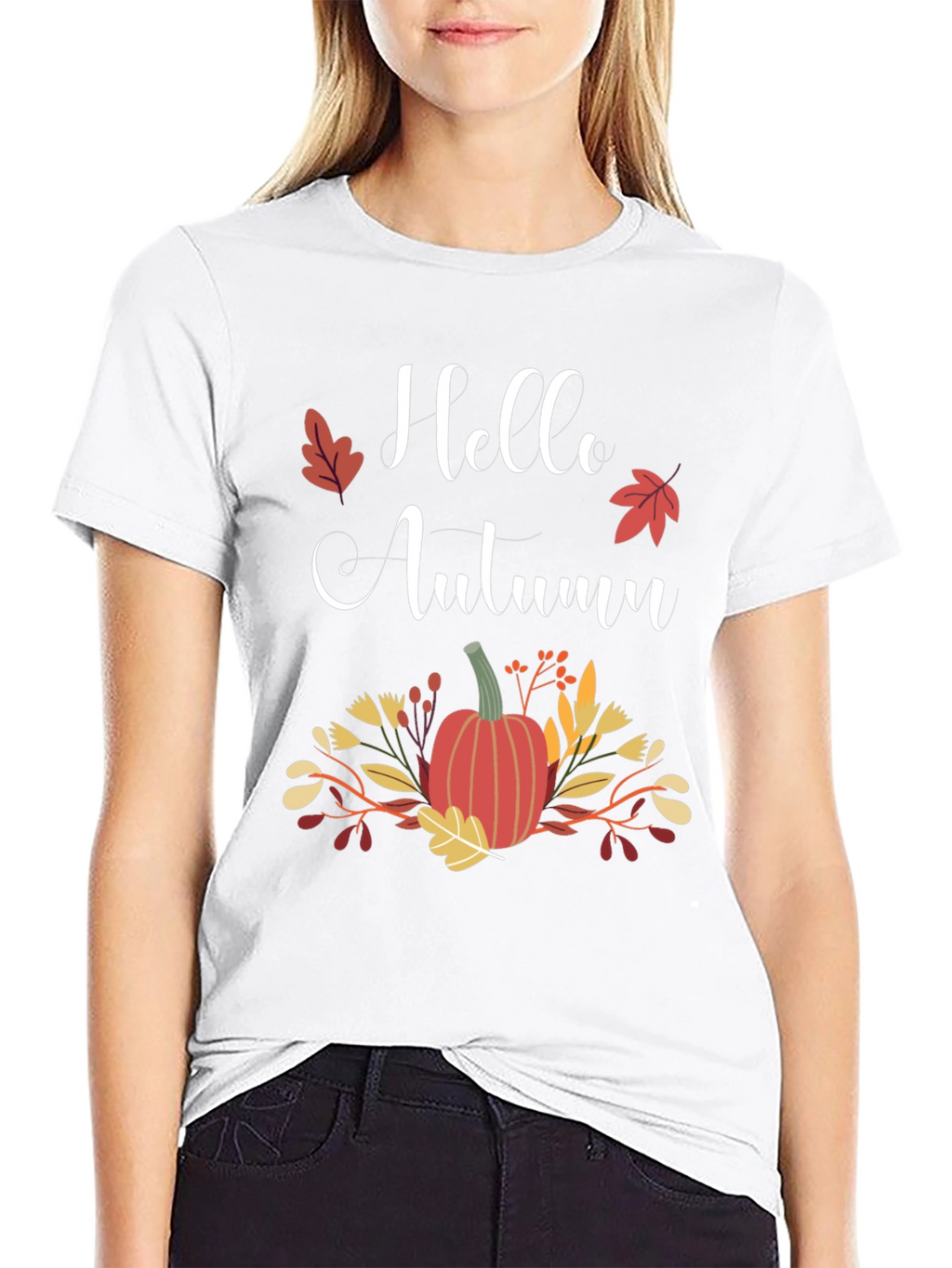Hello Autumn Graphic T-Shirt