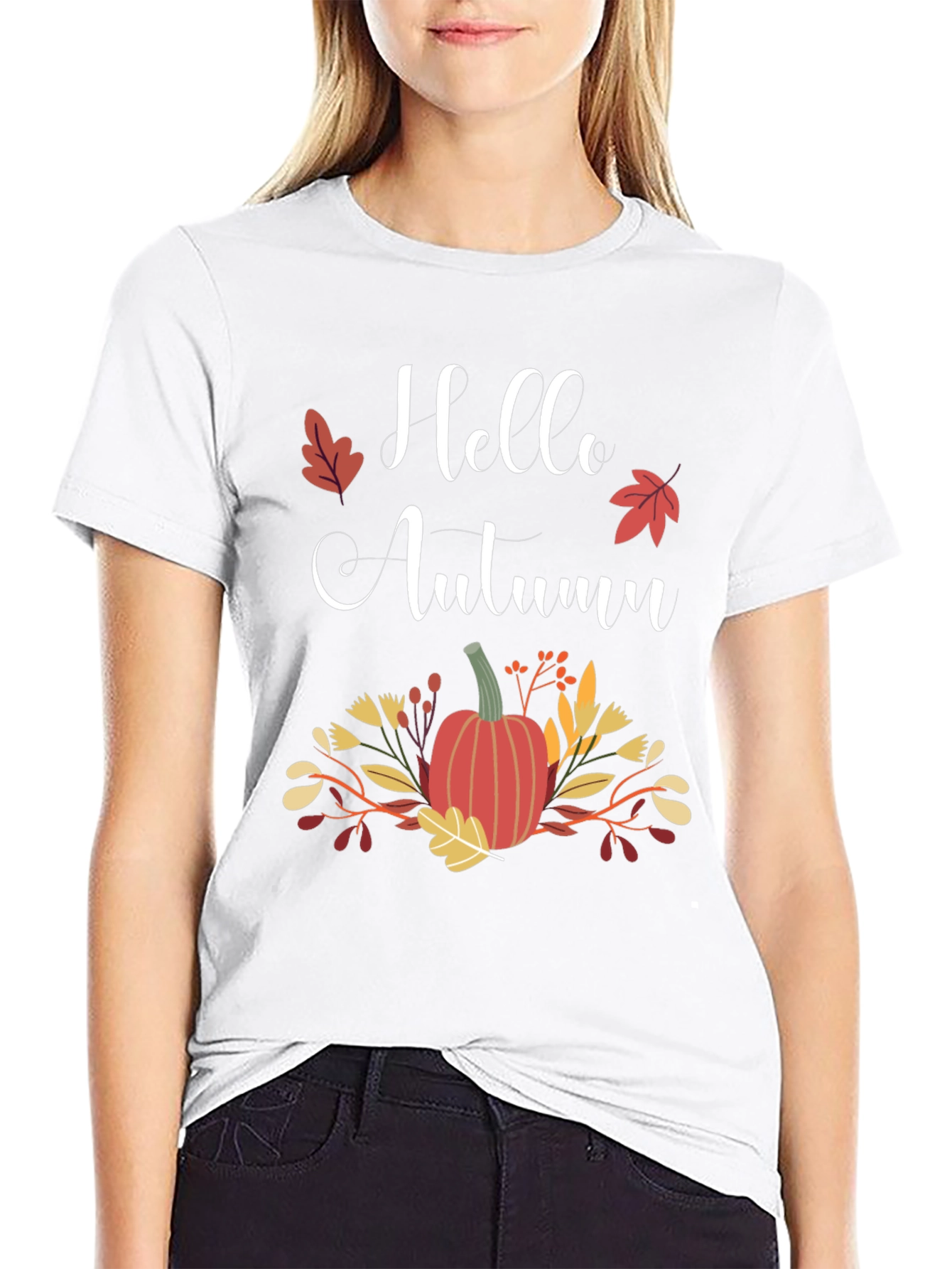 Hello Autumn Graphic T-Shirt
