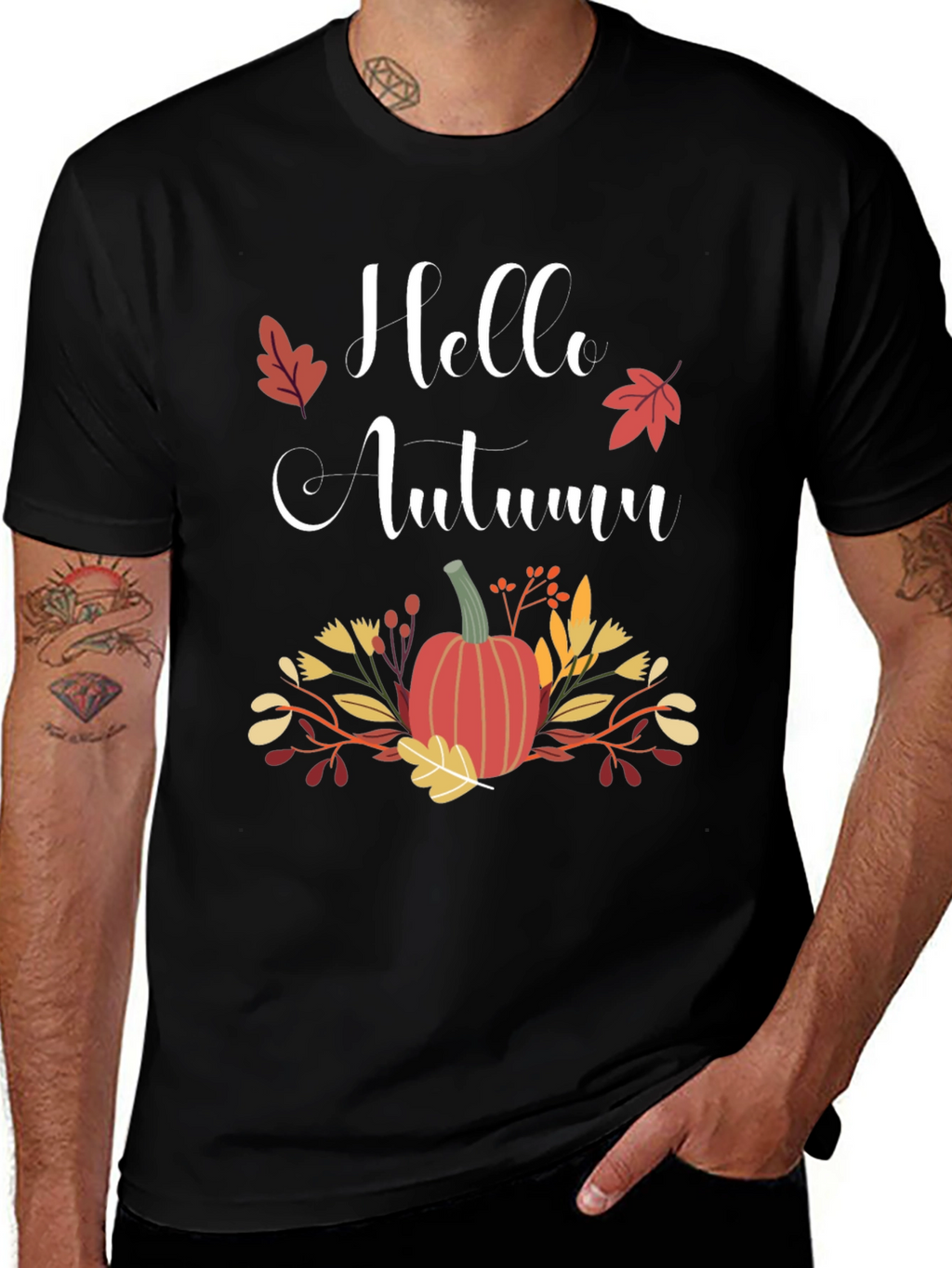 Hello Autumn Graphic T-Shirt