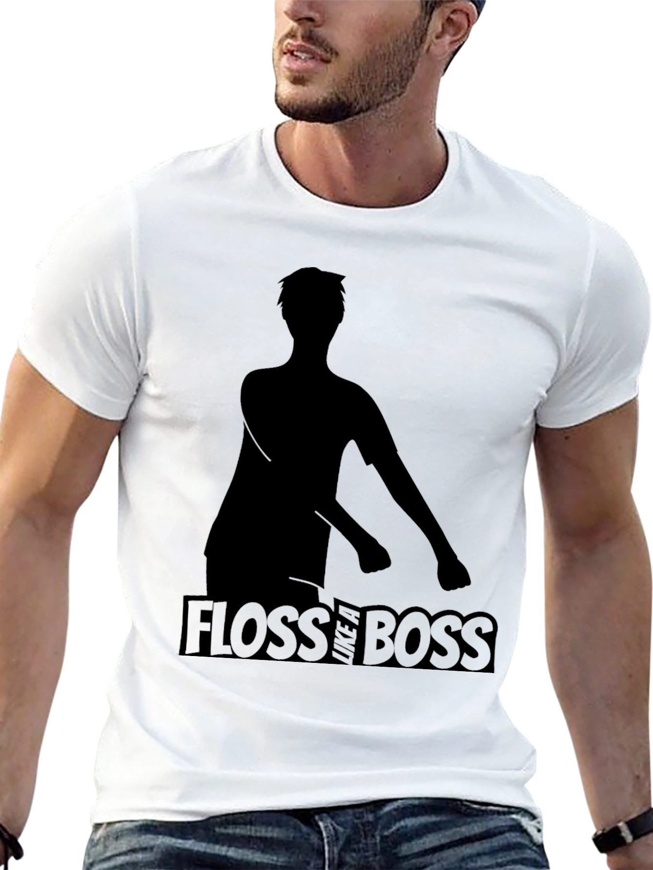 Floss Like a Boss Black T-Shirt