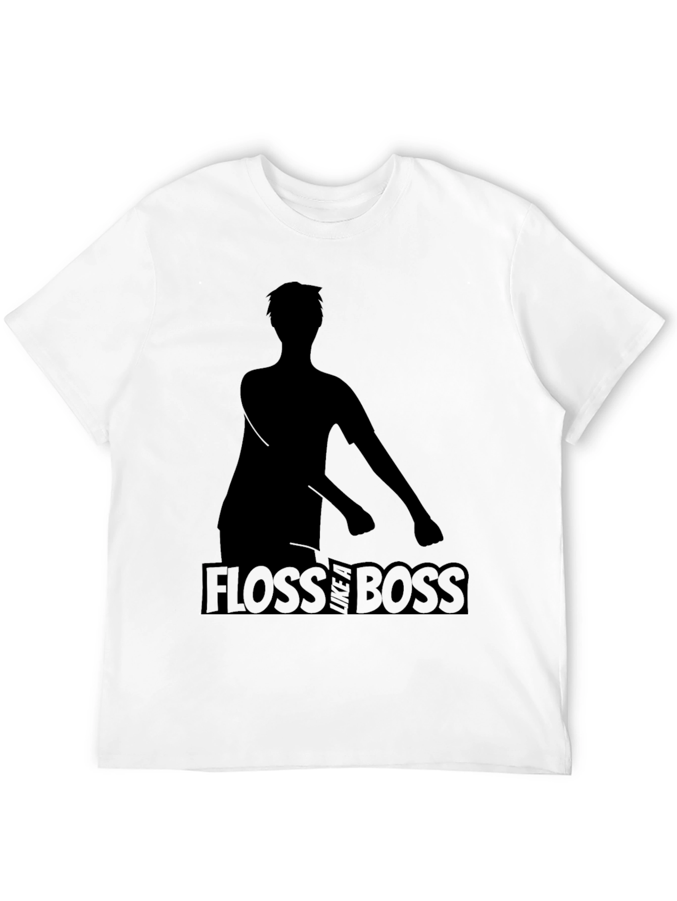 Floss Like a Boss Black T-Shirt