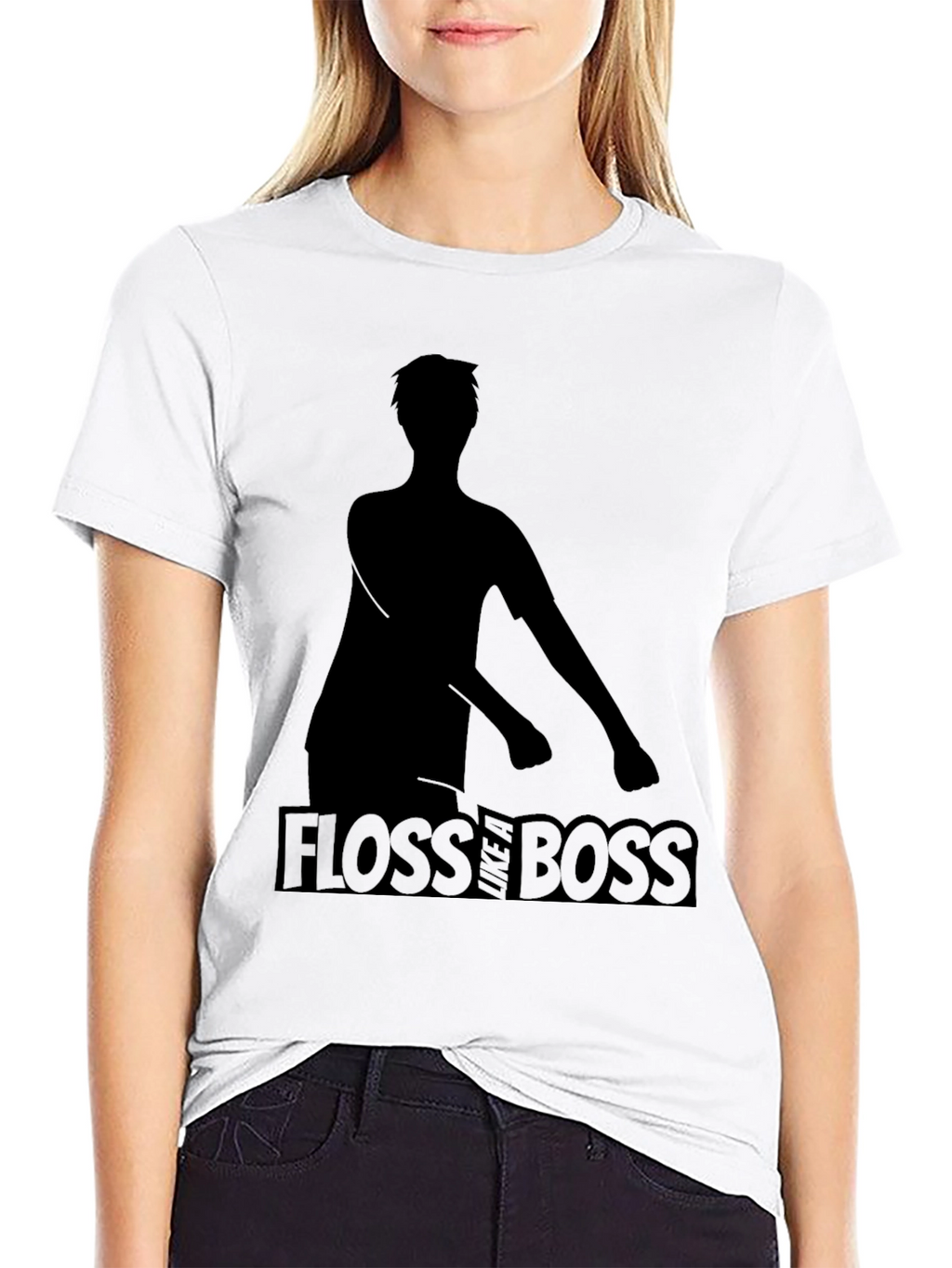 Floss Like a Boss Black T-Shirt