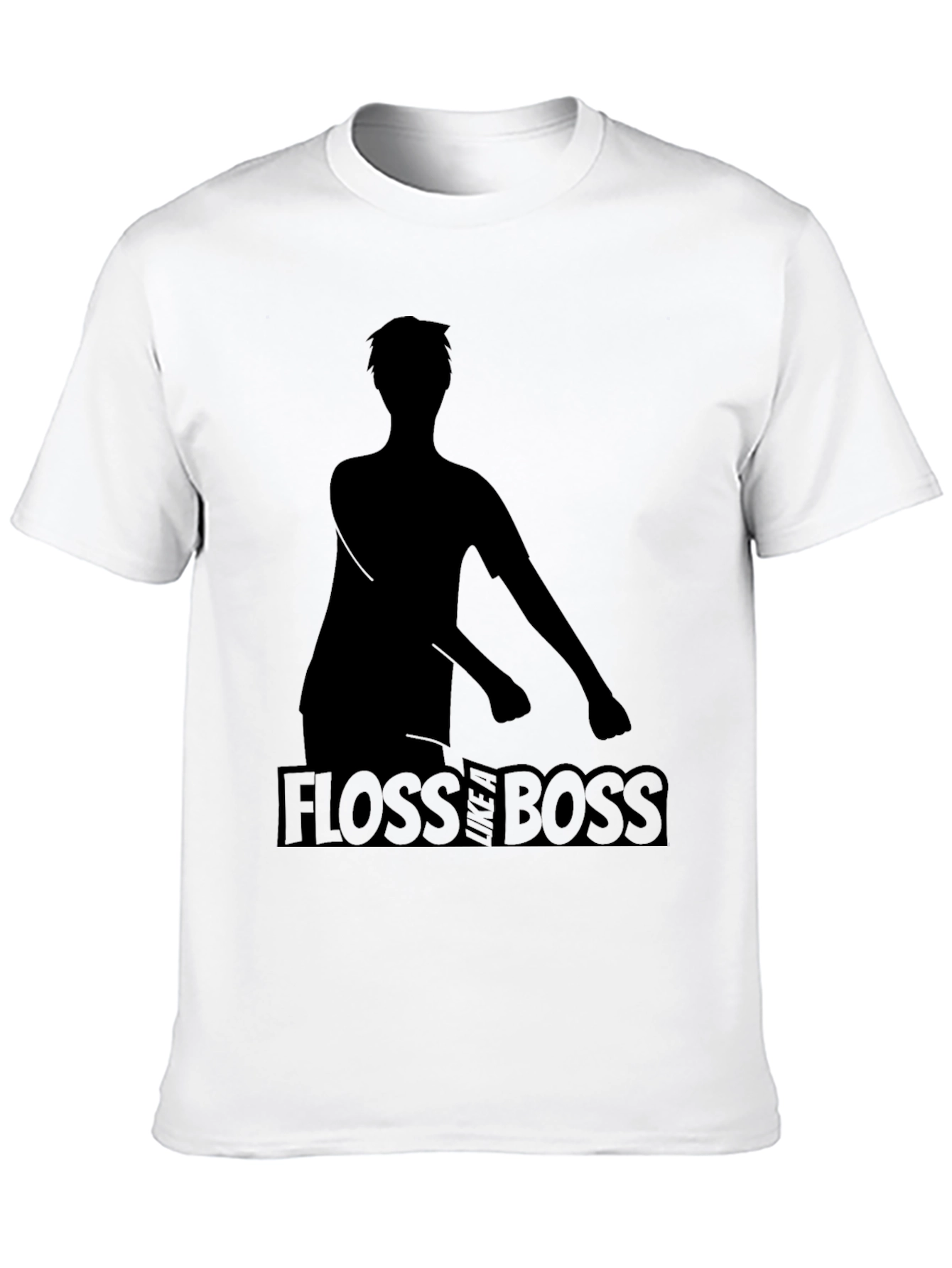 Floss Like a Boss Black T-Shirt