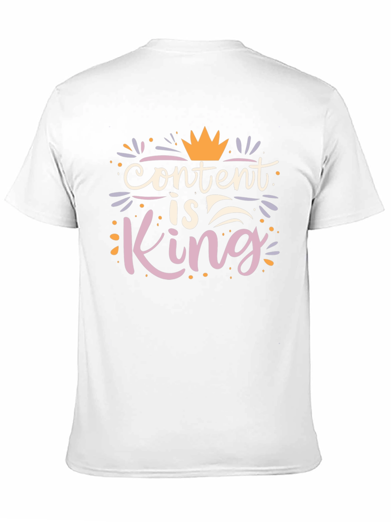 Content is King Graphic Tee - Trendy Black T-Shirt