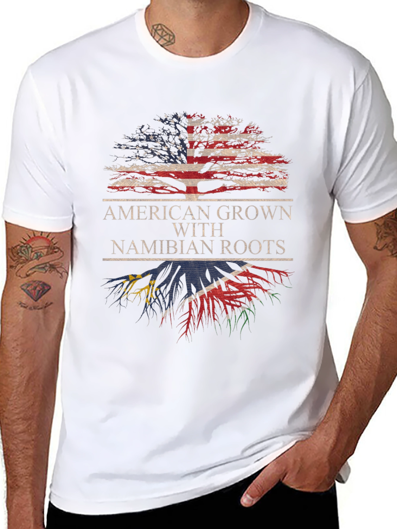 American Grown Namibian Roots T-Shirt