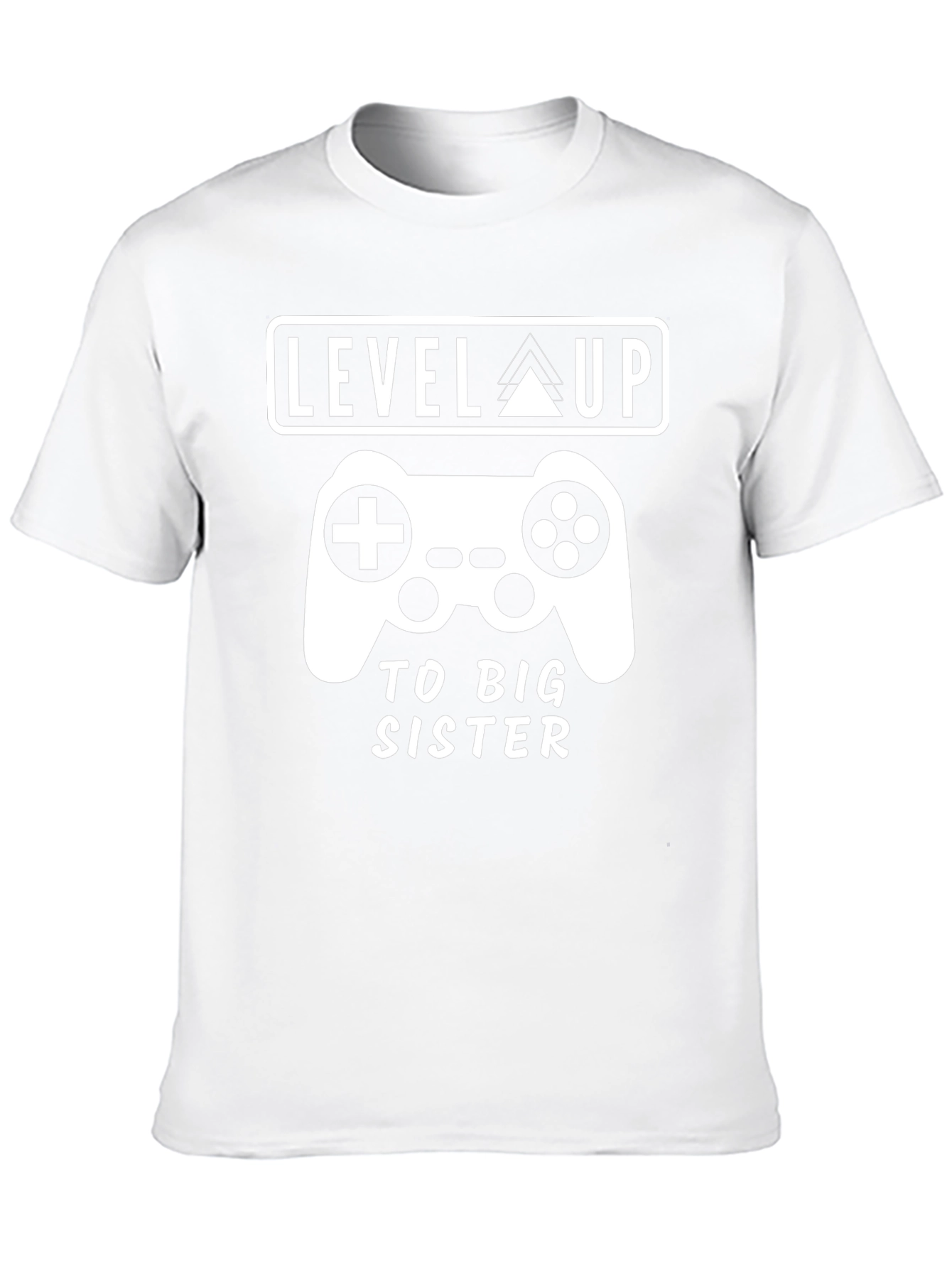 Level Up to Big Sister Gamer Tee