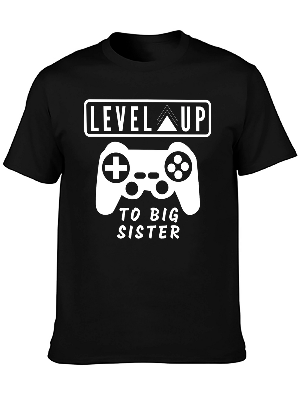 Level Up to Big Sister Gamer Tee
