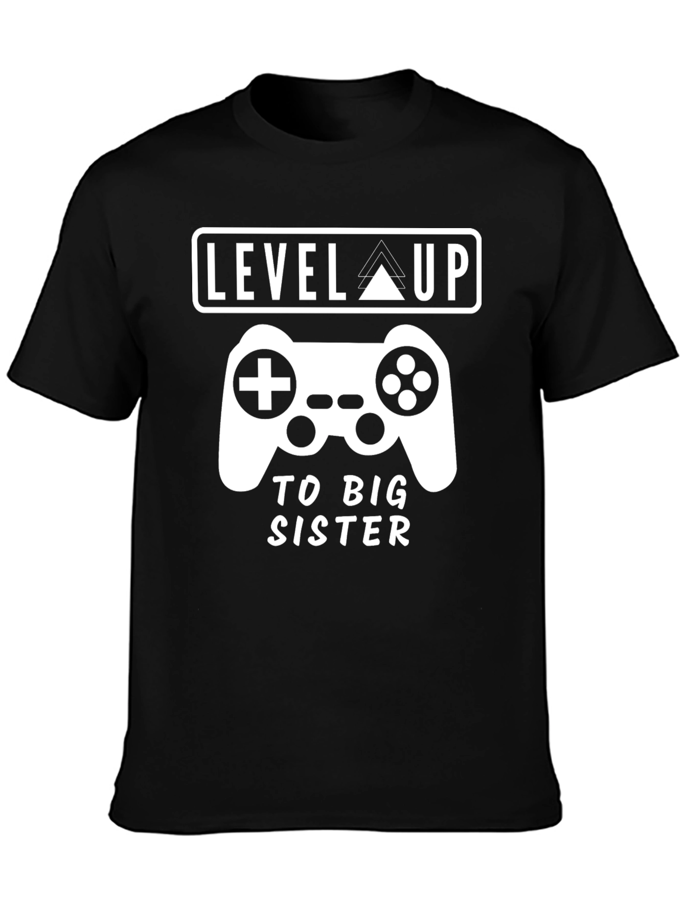 Level Up to Big Sister Gamer Tee