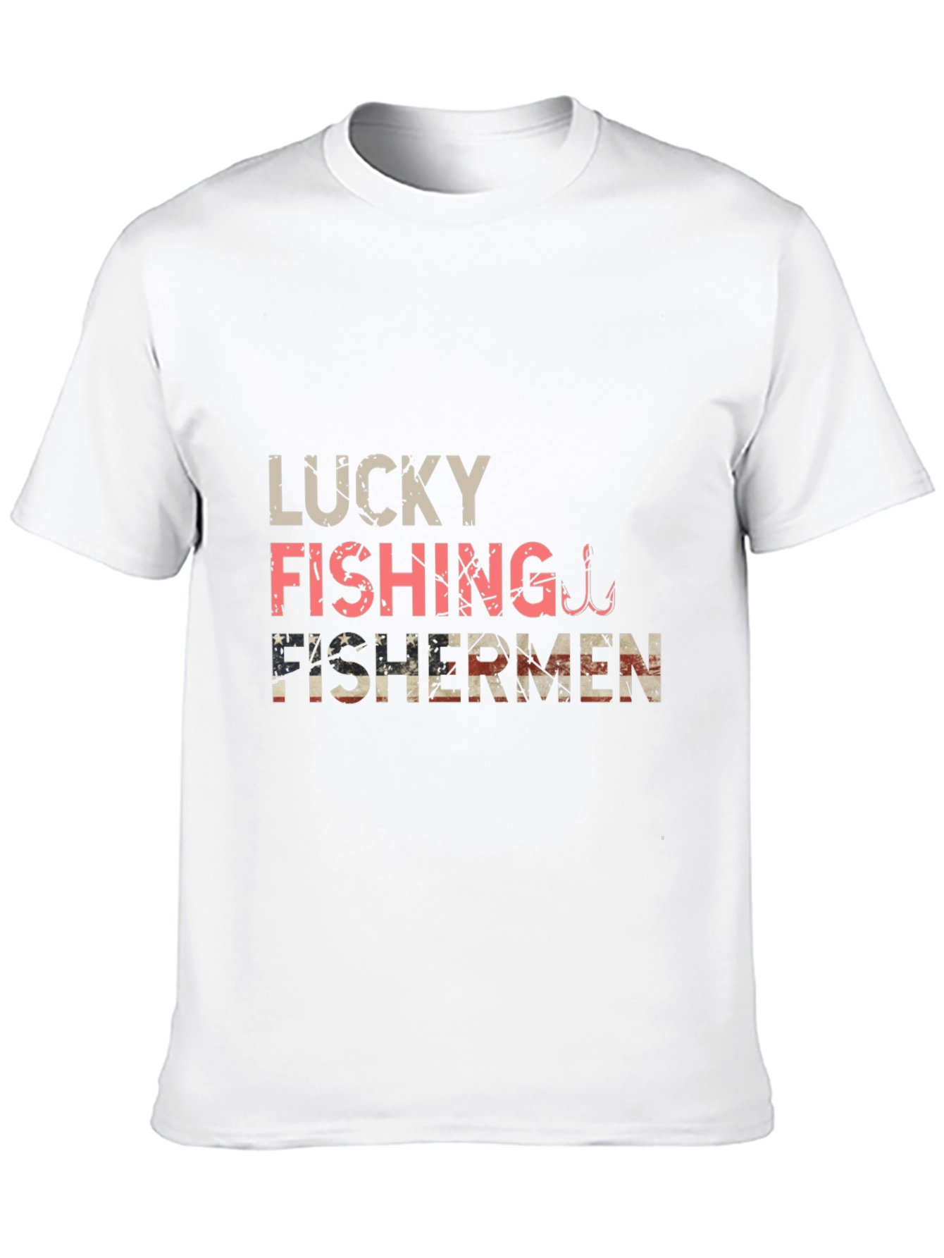 Lucky Fishing Fisherman Graphic Tee