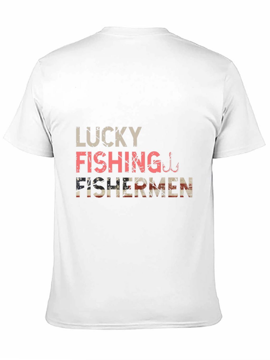 Lucky Fishing Fisherman Graphic Tee