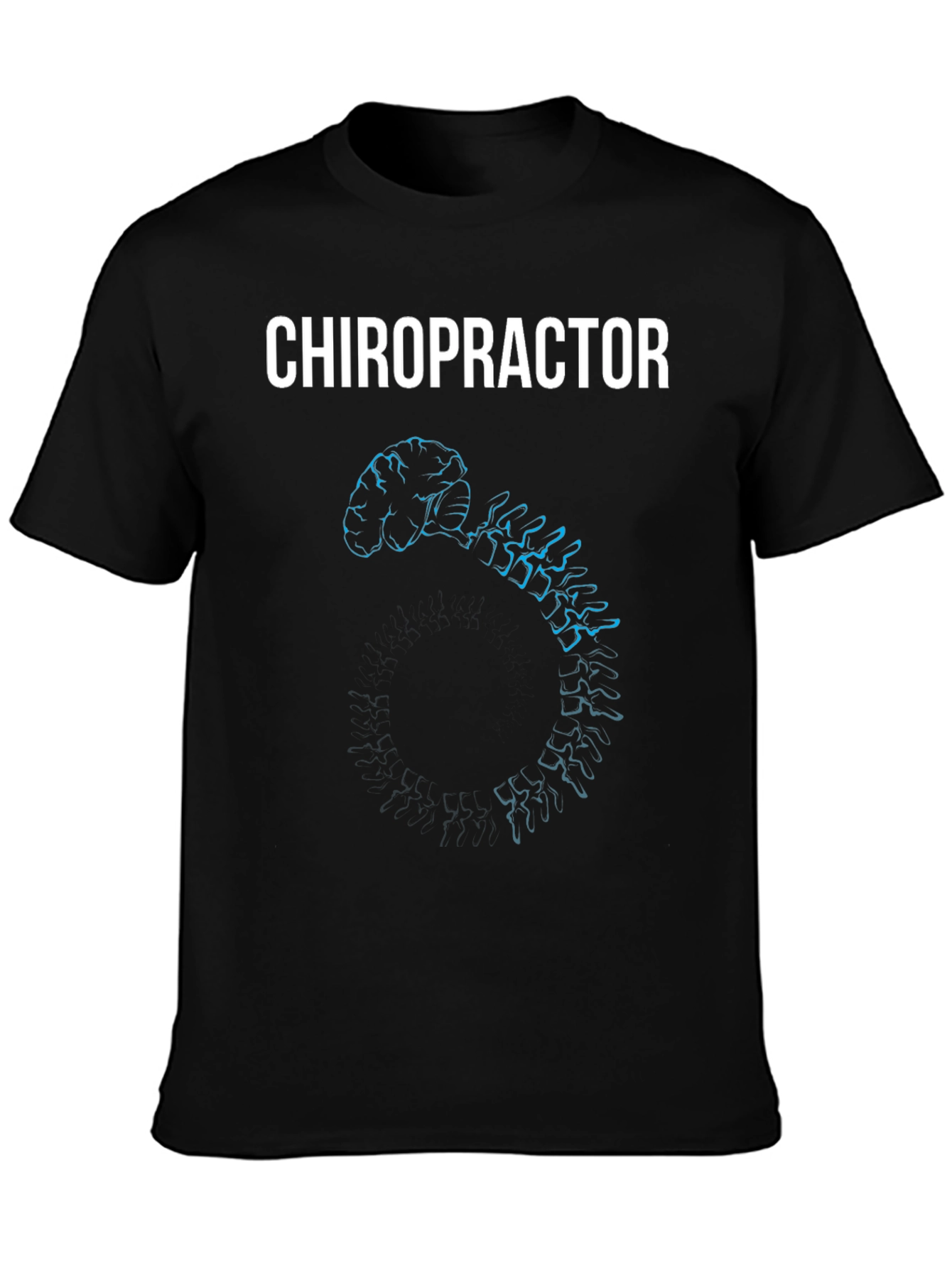 Chiropractor Brain & Spine Anatomy T-Shirt