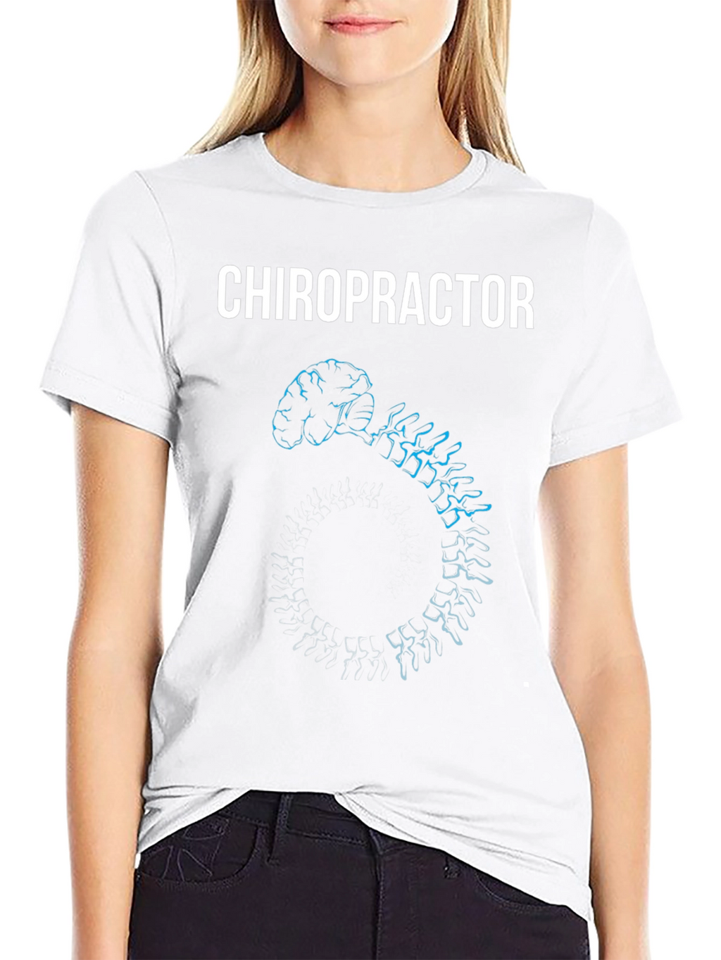 Chiropractor Brain & Spine Anatomy T-Shirt