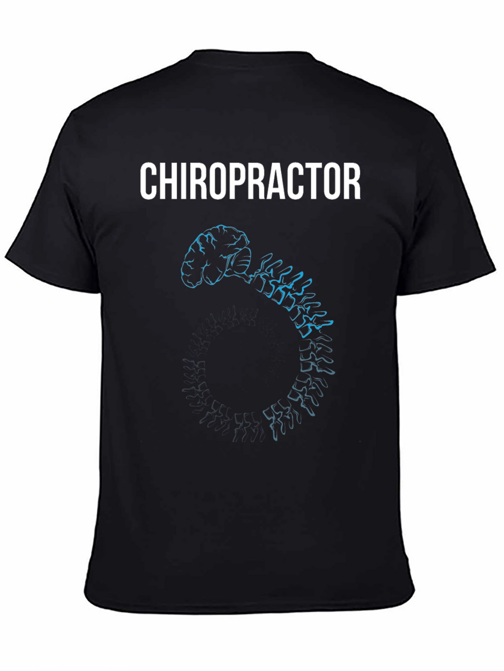 Chiropractor Brain & Spine Anatomy T-Shirt